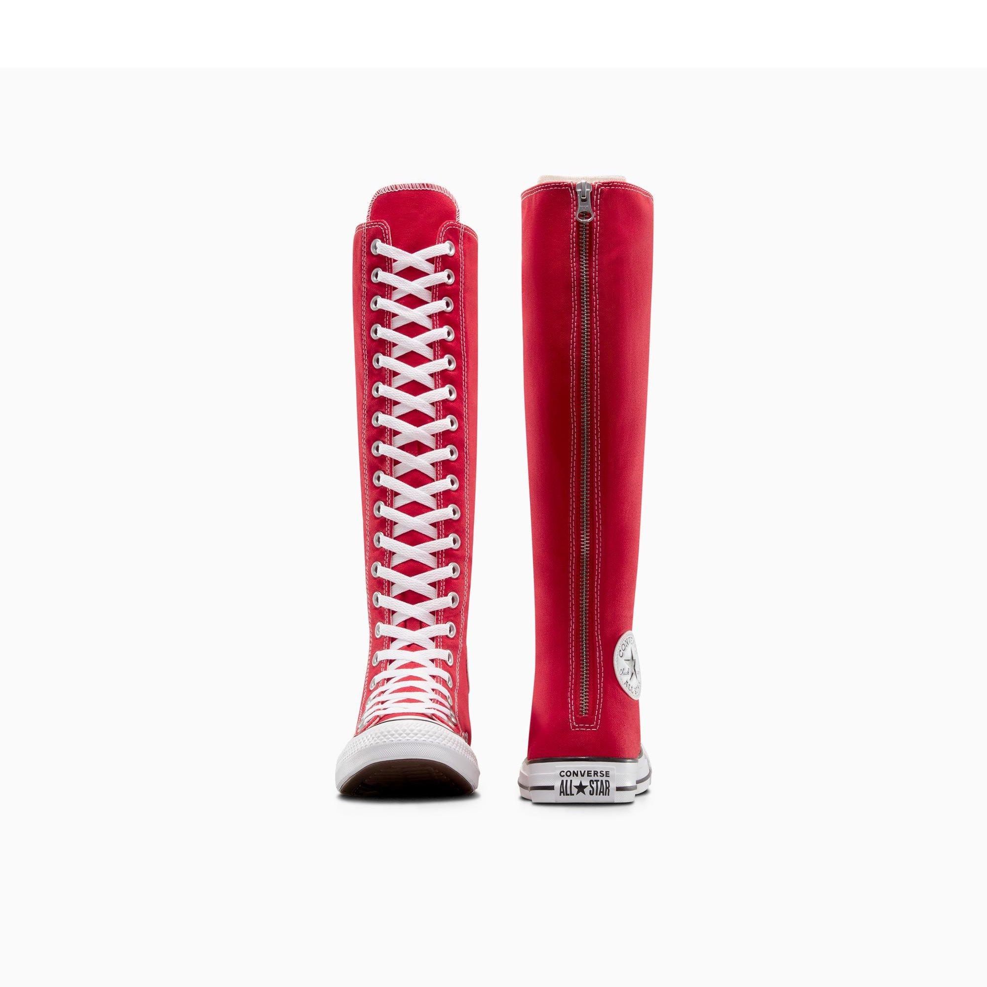 600-Red/White - Converse - Unisex Adults Chuck Taylor All Star Canvas High-Top Trainers - 4