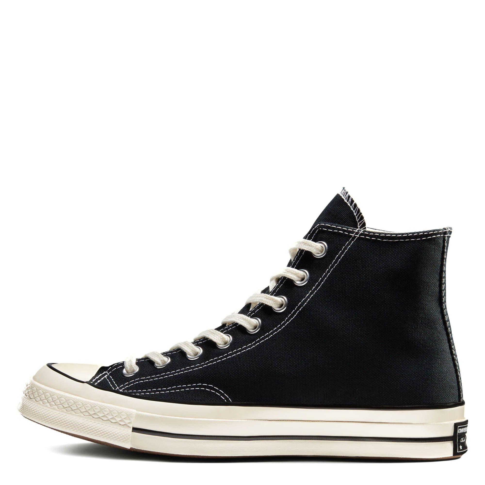 Blk/Blk/Egret - Converse - Chuck 70 Classic High Top Mens Shoes - 2