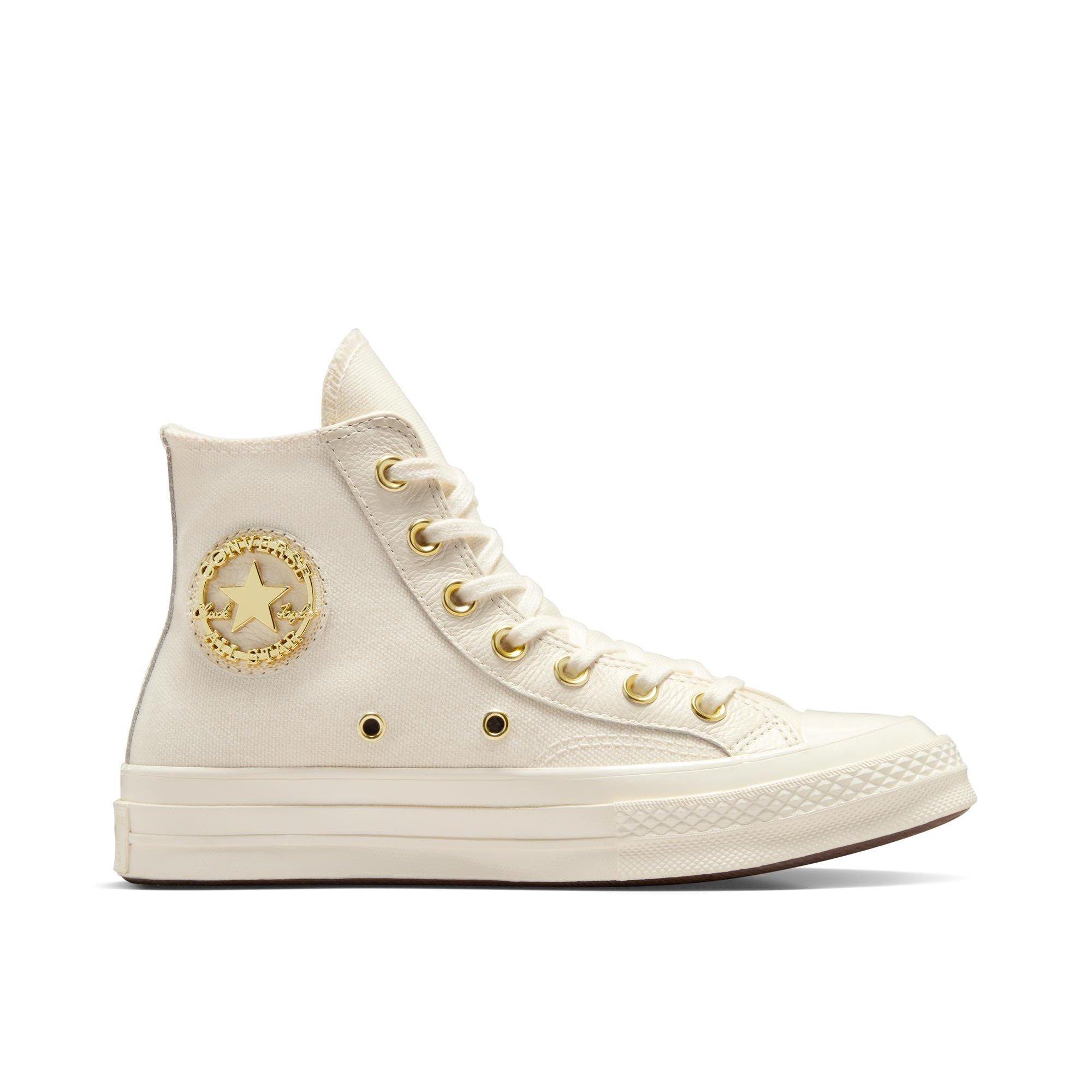 Unisex Chuck 70 Gold Canvas High-Top Trainers