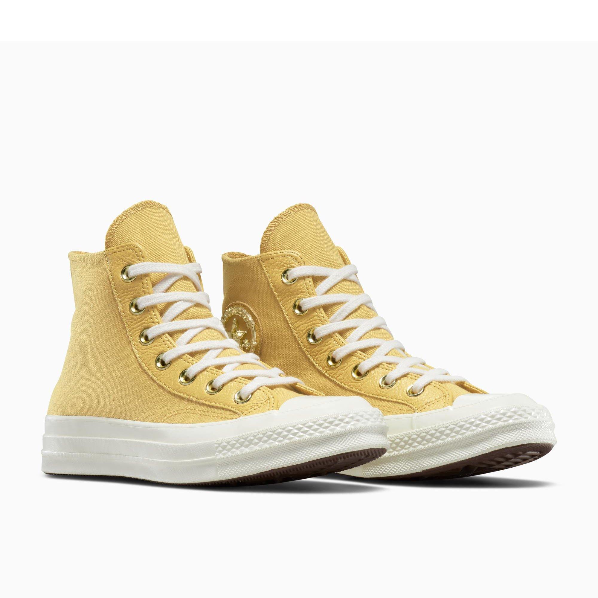 237-Sandy Sho - Converse - Unisex Chuck 70 Gold Canvas High-Top Trainers - 3