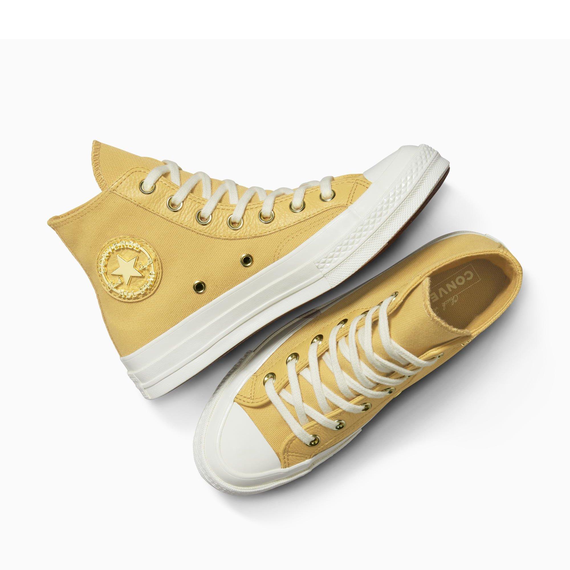 237-Sandy Sho - Converse - Unisex Chuck 70 Gold Canvas High-Top Trainers - 5