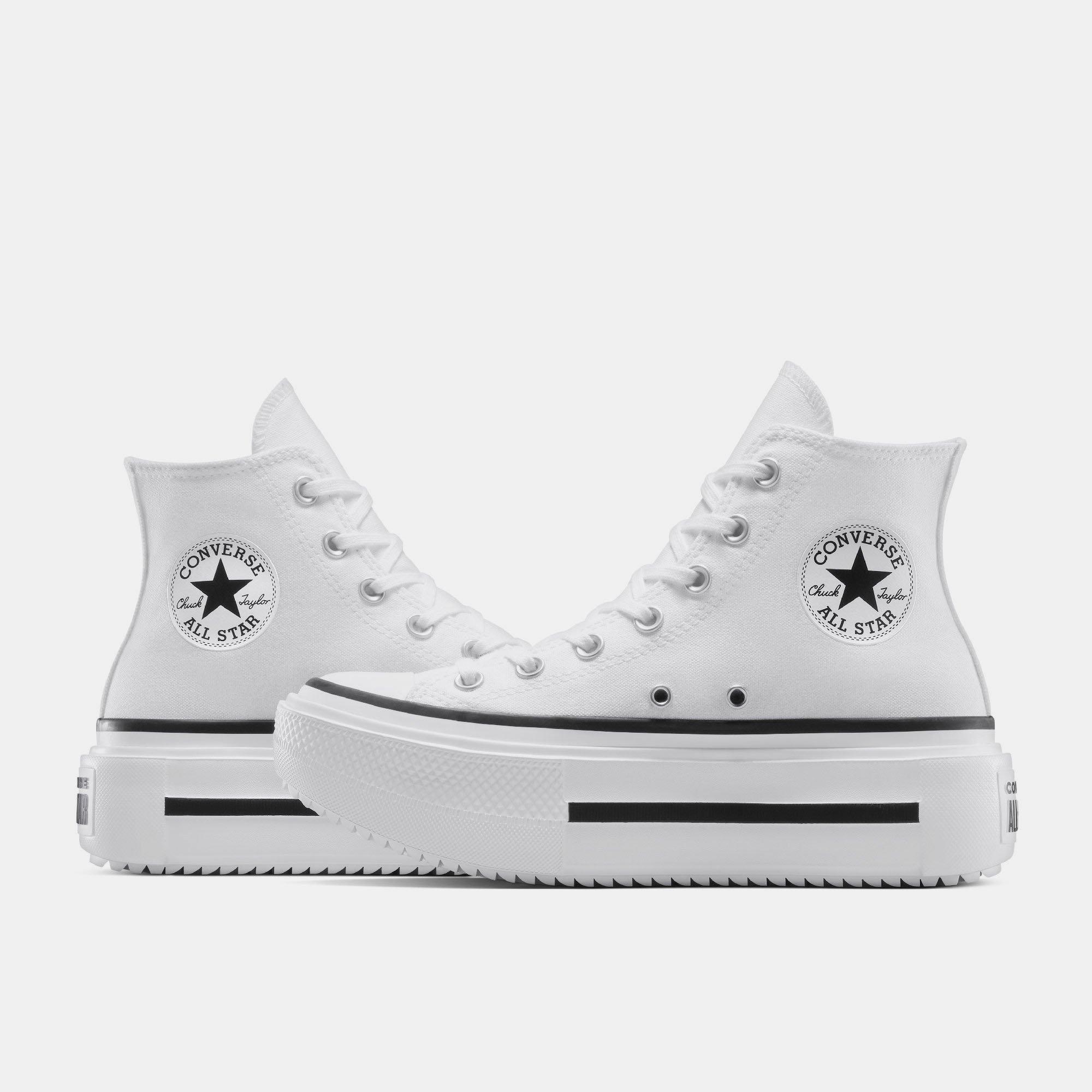 102-White/Bla - Converse - Unisex Chuck Taylor All Star Lif Canvas High-Top Trainers - 3