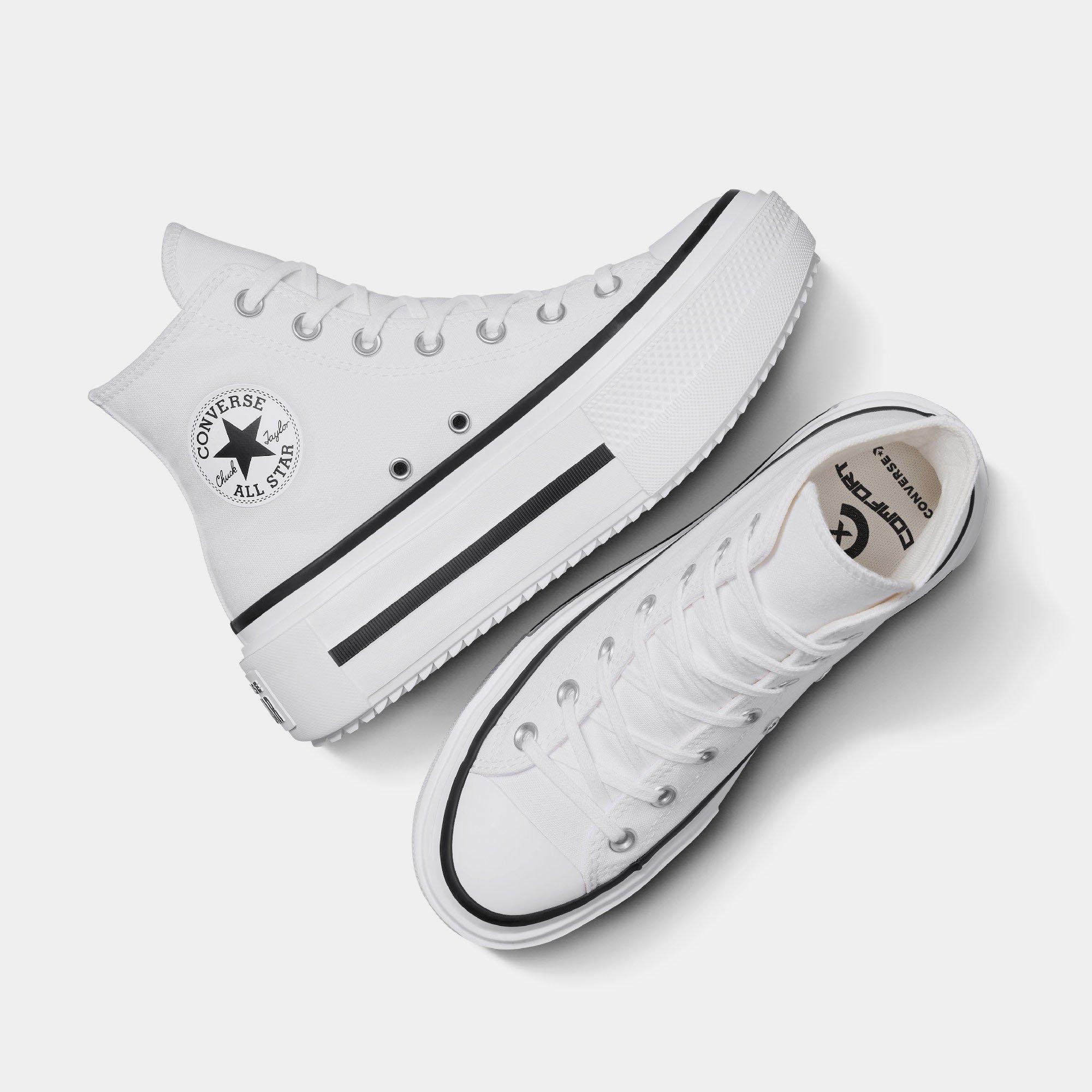 102-White/Bla - Converse - Unisex Chuck Taylor All Star Lif Canvas High-Top Trainers - 4