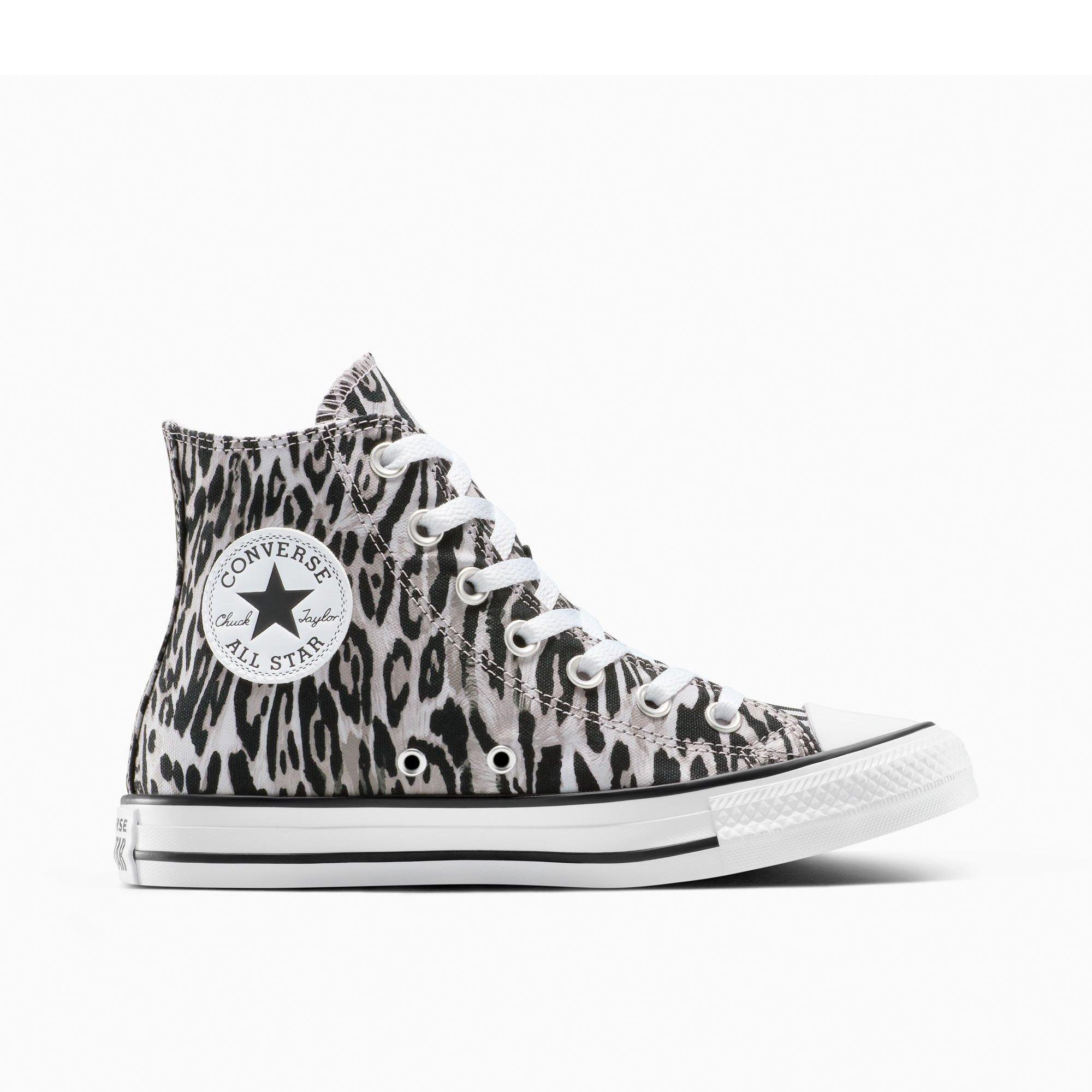 001-Black/Fro - Converse - Unisex Chuck Taylor All Star Leo Canvas High-Top Trainers - 1