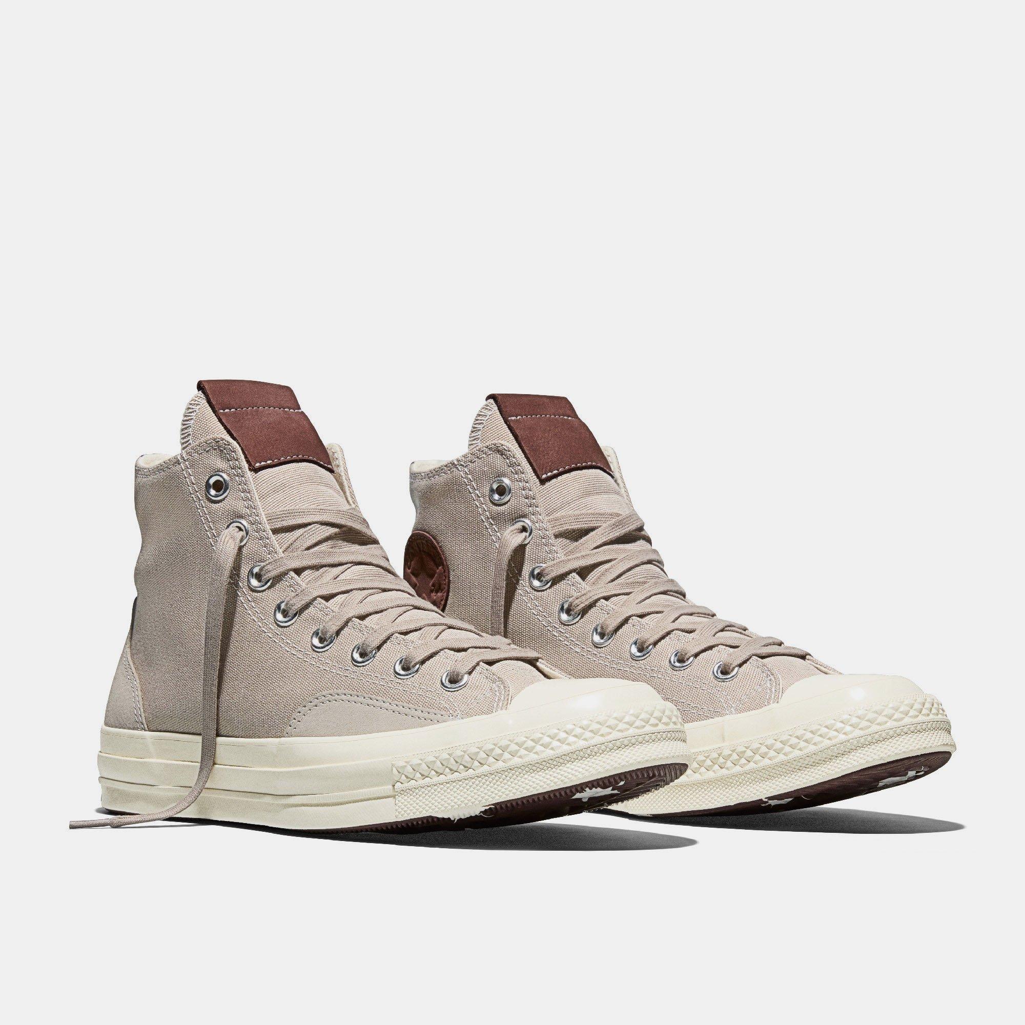 251-Papyrus/E - Converse - Unisex Chuck 70 Canvas and Suede High-Top Trainers - 2