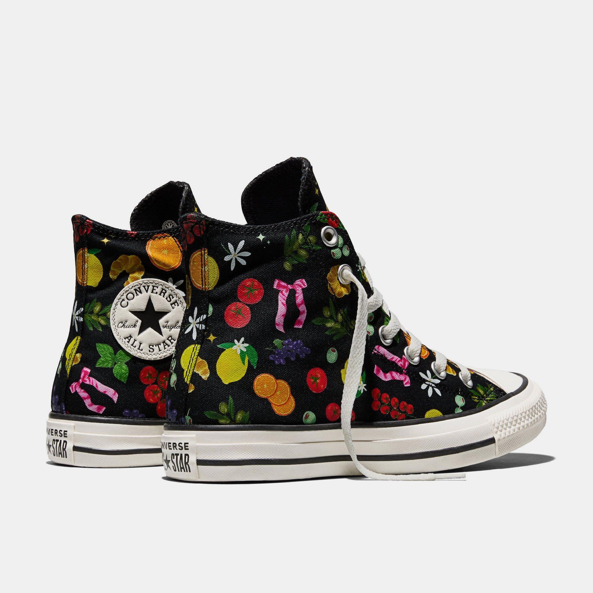 001-Black/Yel - Converse - Unisex Adults Chuck Taylor All Star Mar Canvas High-Top Trainers - 2