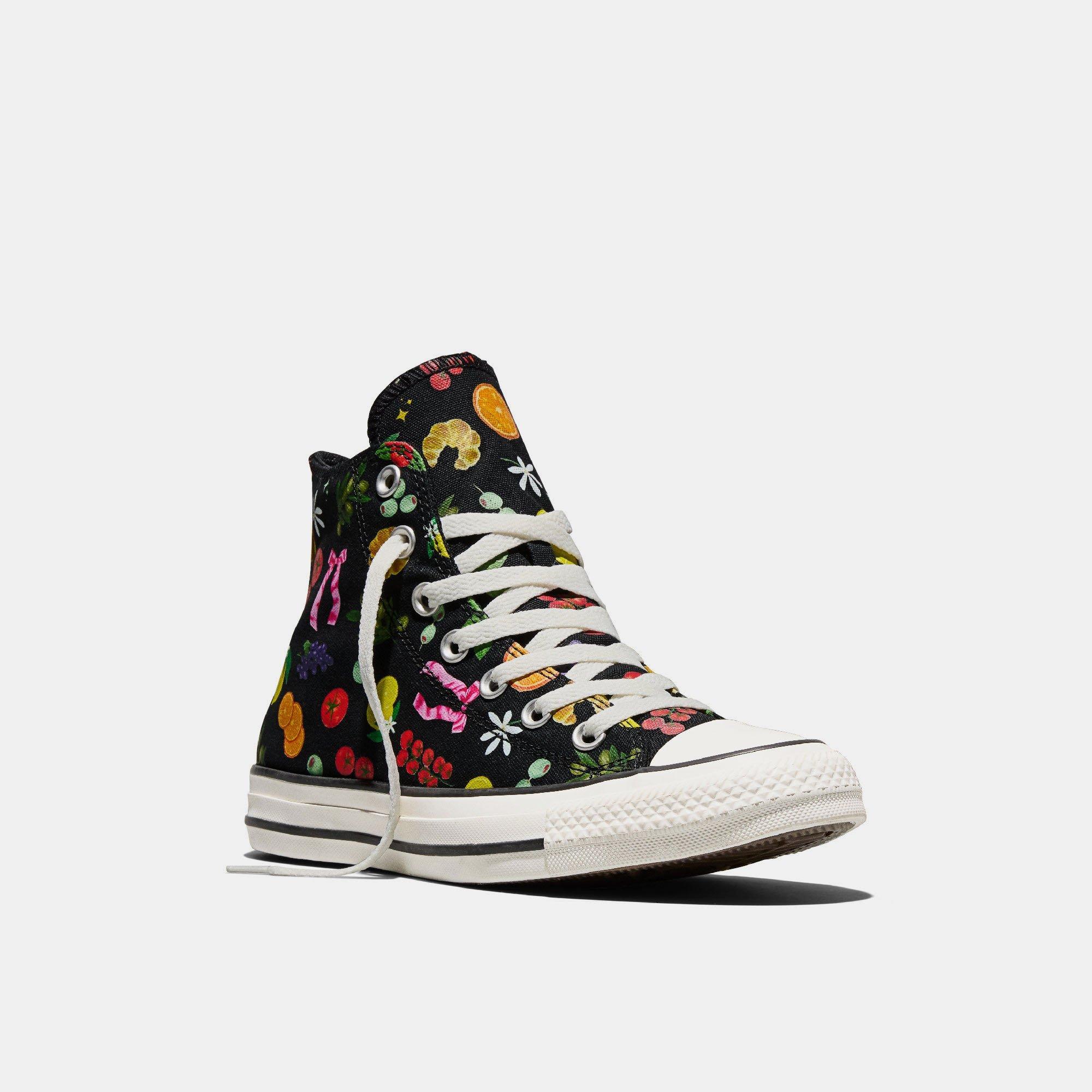 001-Black/Yel - Converse - Unisex Adults Chuck Taylor All Star Mar Canvas High-Top Trainers - 3