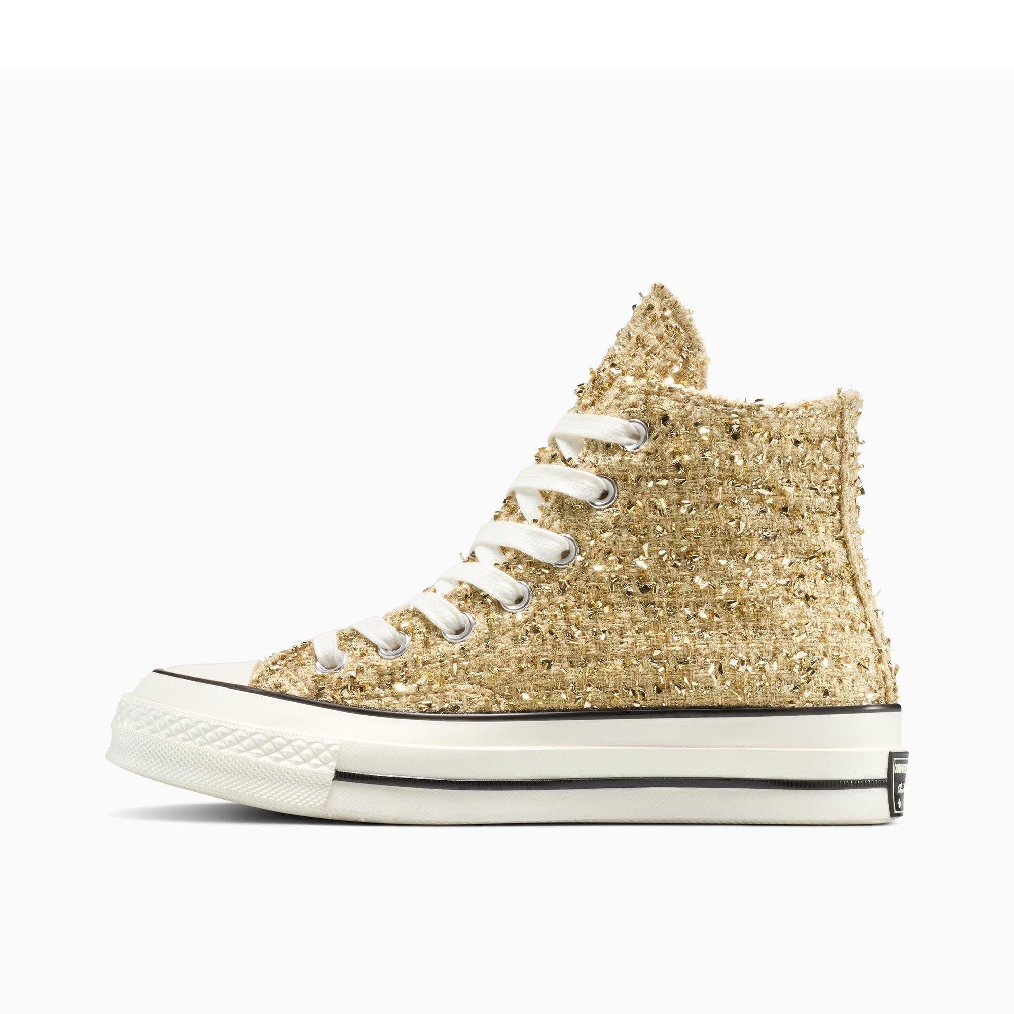 752-Metallic - Converse - Unisex Adults Chuck 70 Metallic Canvas High-Top Trainers - 2