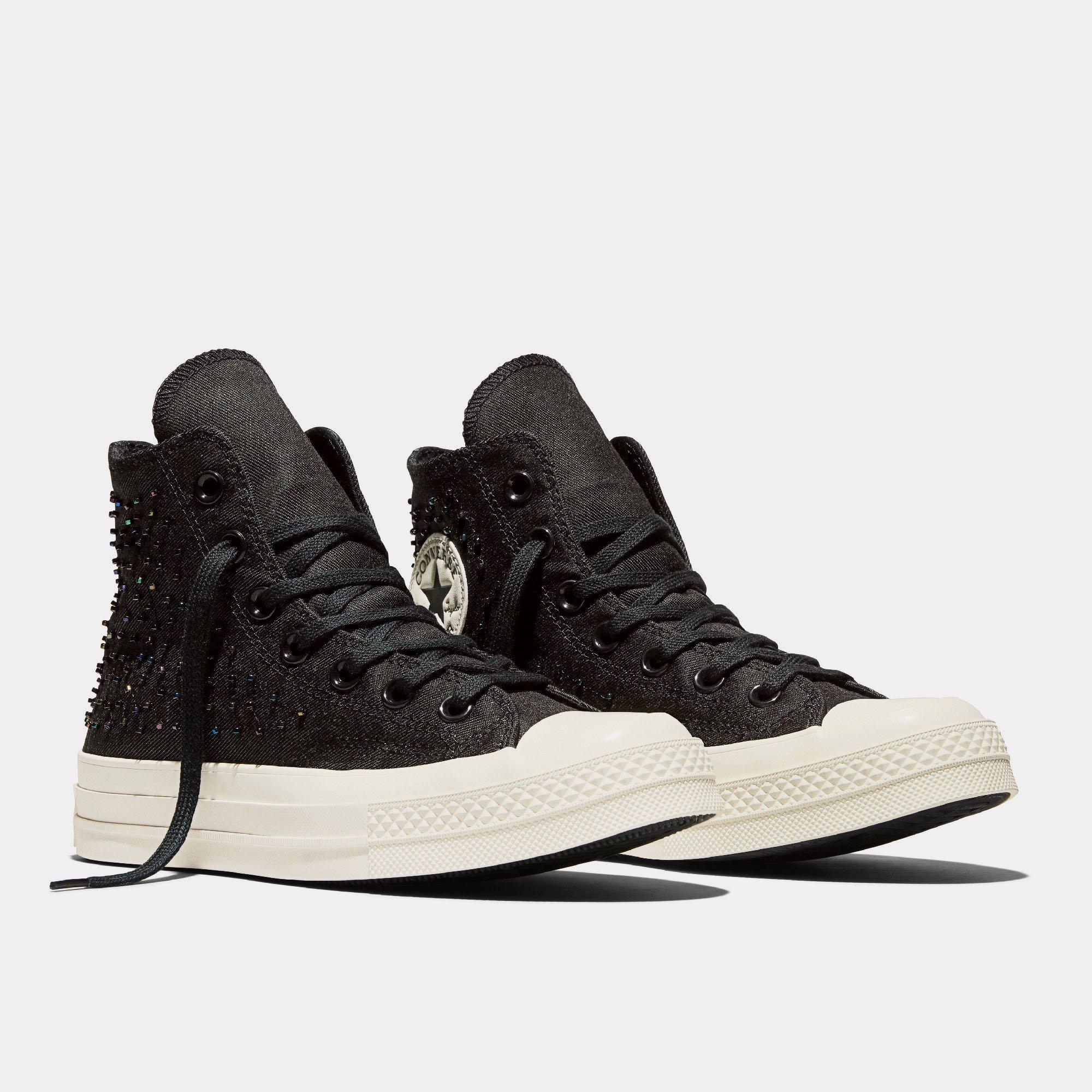 001-Black/Bla - Converse - Unisex Adults Chuck 70 Beads Canvas High-Top Trainers - 2