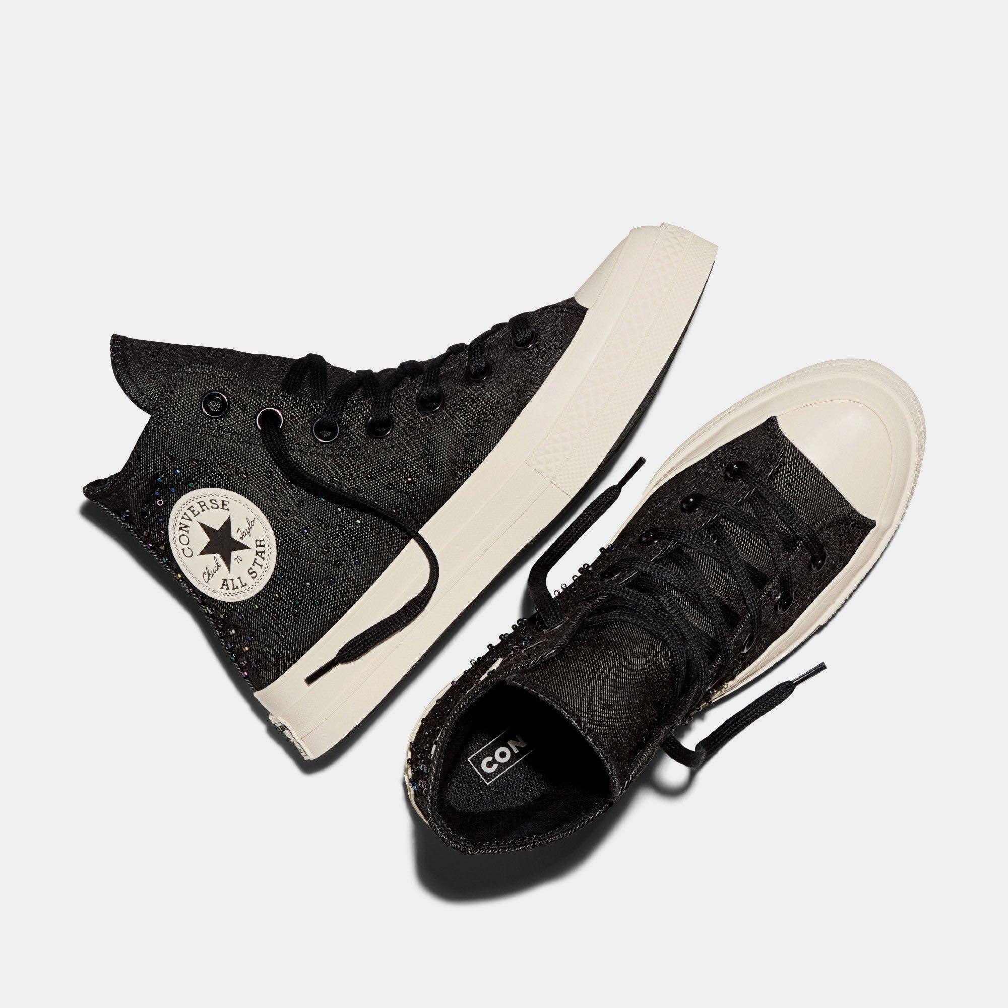 001-Black/Bla - Converse - Unisex Adults Chuck 70 Beads Canvas High-Top Trainers - 3