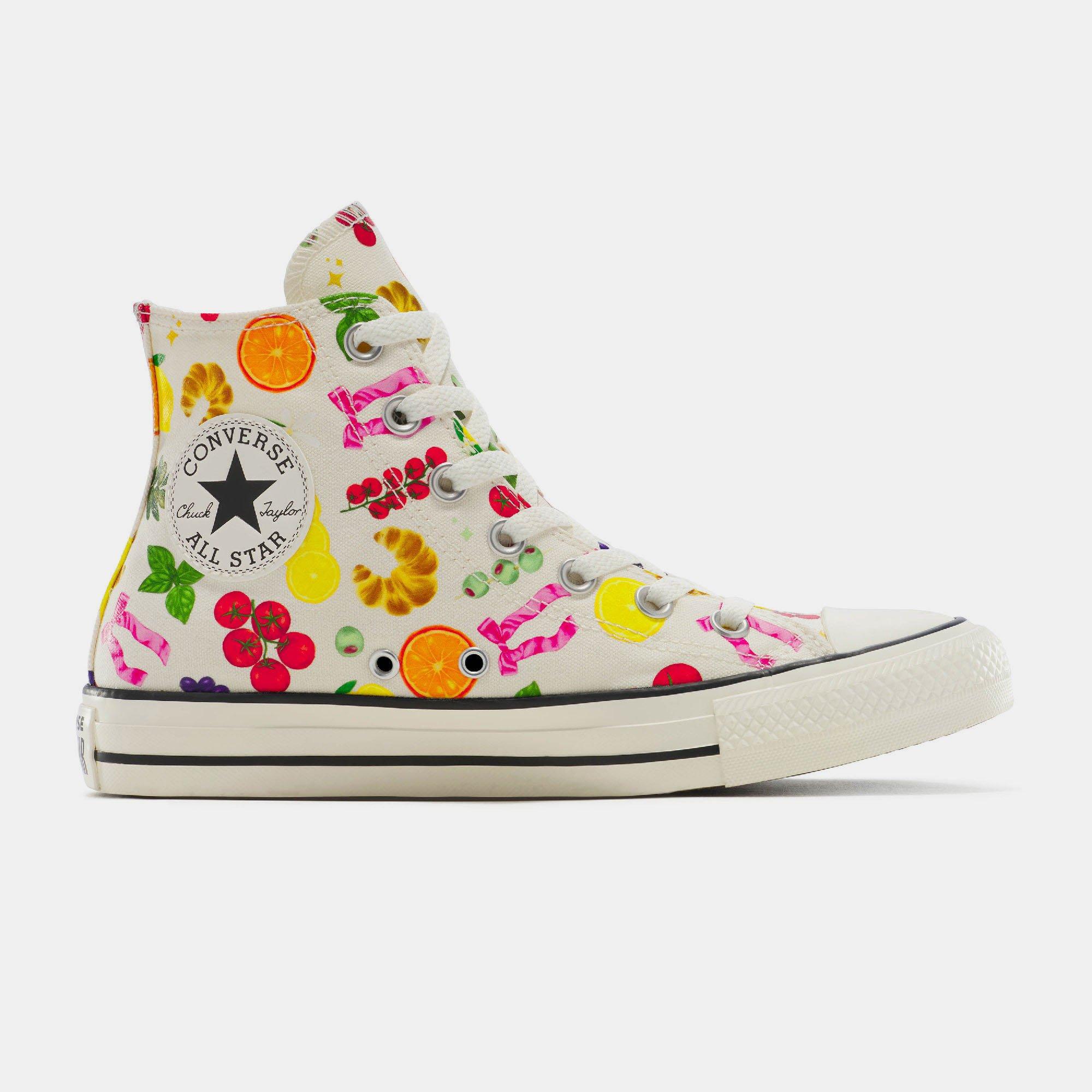 286-Egret/Pin - Converse - Unisex Adults Chuck Taylor All Star Mar Canvas High-Top Trainers - 1