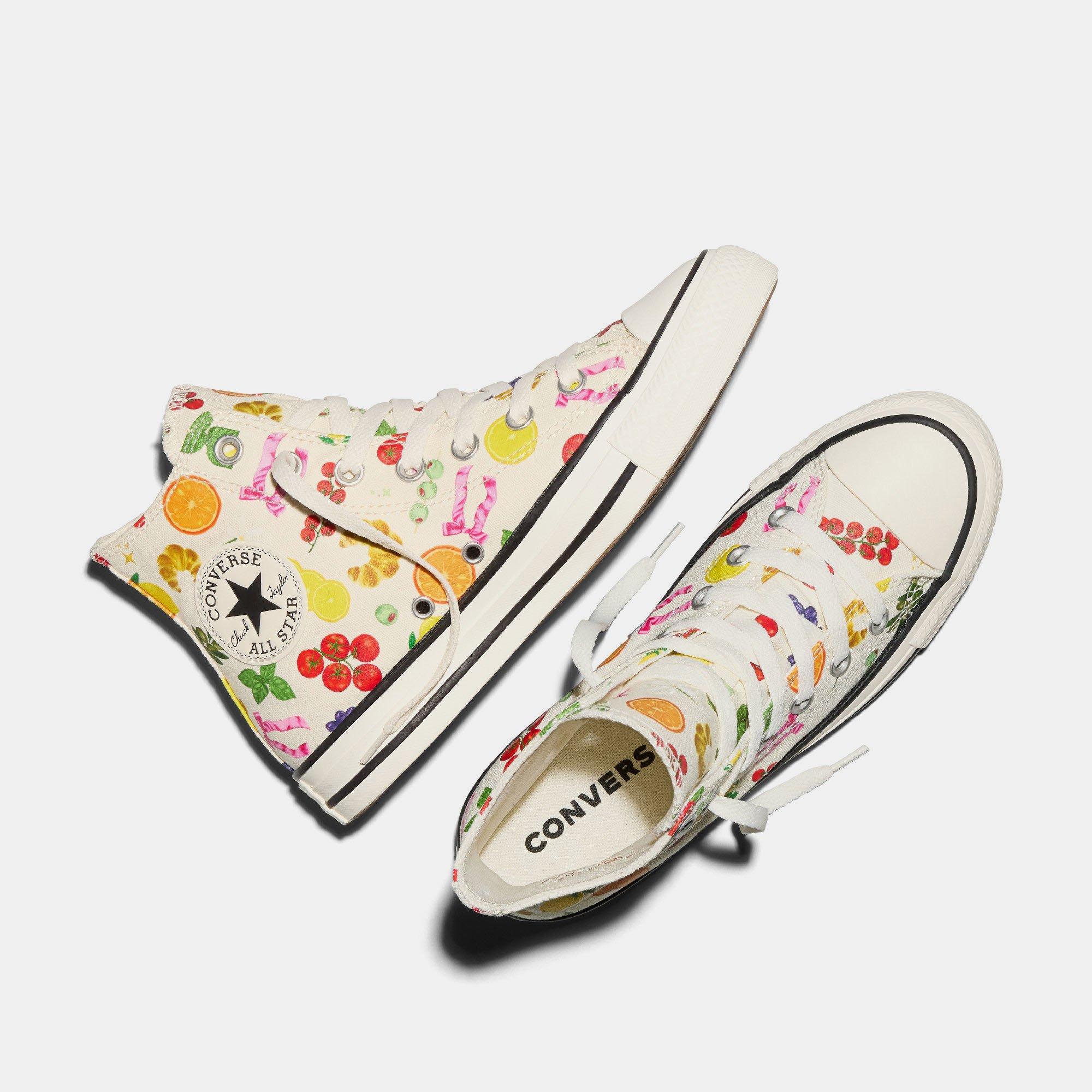 286-Egret/Pin - Converse - Unisex Adults Chuck Taylor All Star Mar Canvas High-Top Trainers - 5