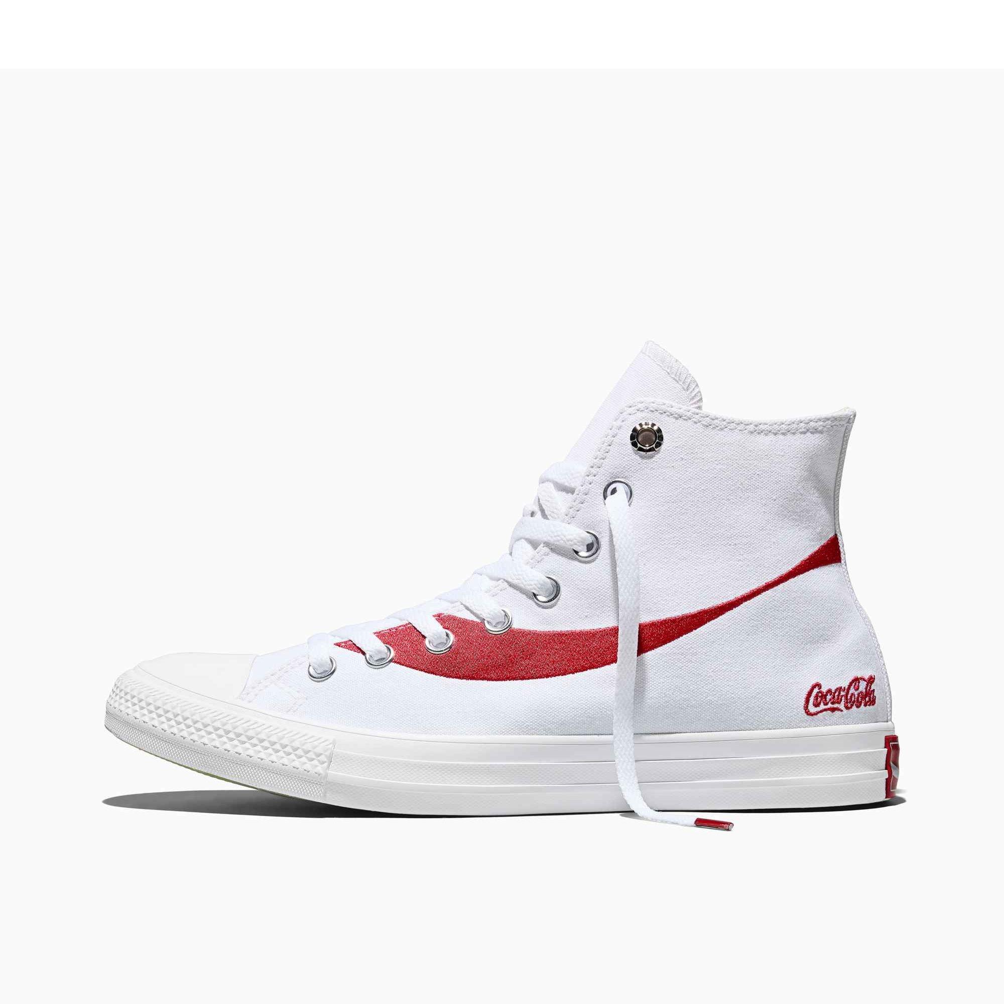 White/Racing - Converse - Unisex Adults Chuck Taylor All Star Canvas High-Top Trainers - 2
