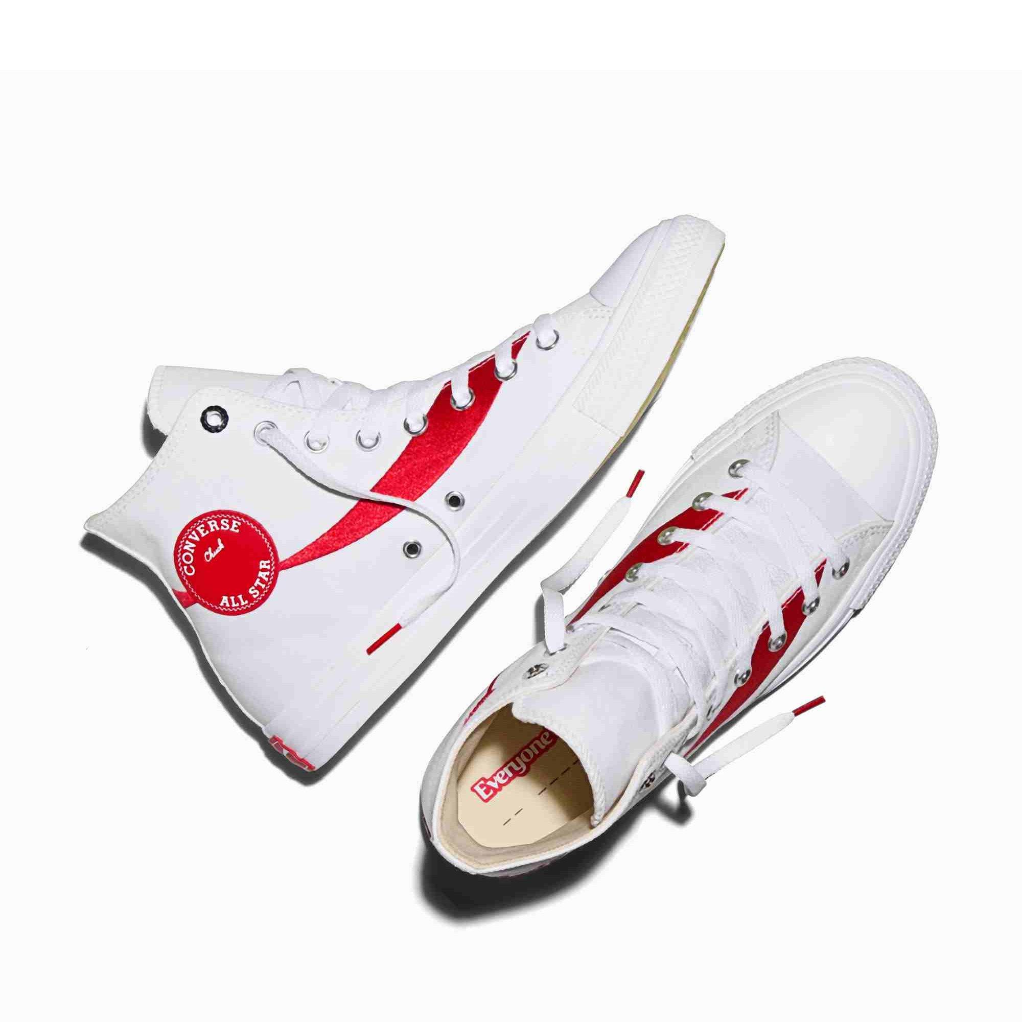 White/Racing - Converse - Unisex Adults Chuck Taylor All Star Canvas High-Top Trainers - 4