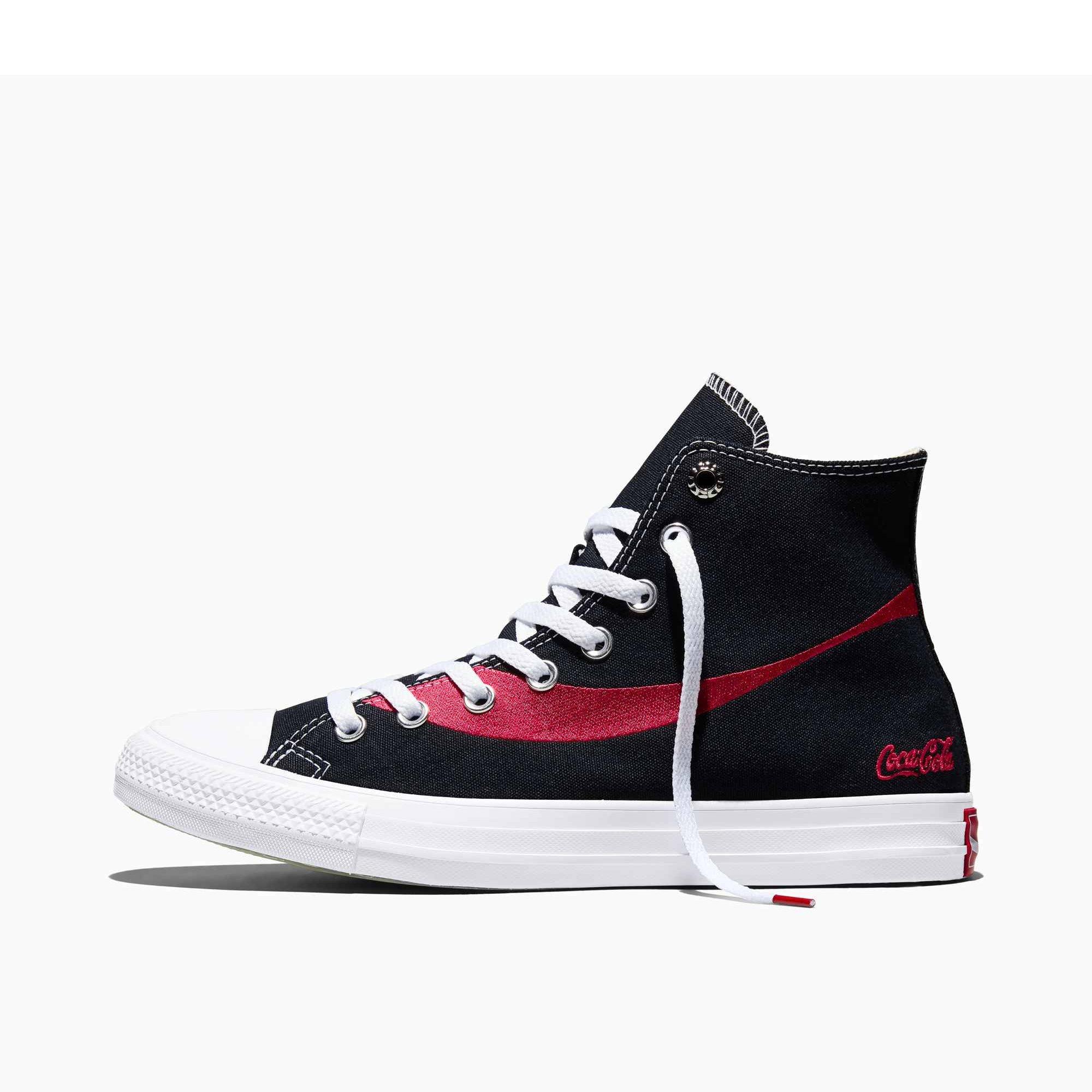 Black/Racing - Converse - Unisex Adults Chuck Taylor All Star Canvas High-Top Trainers - 2