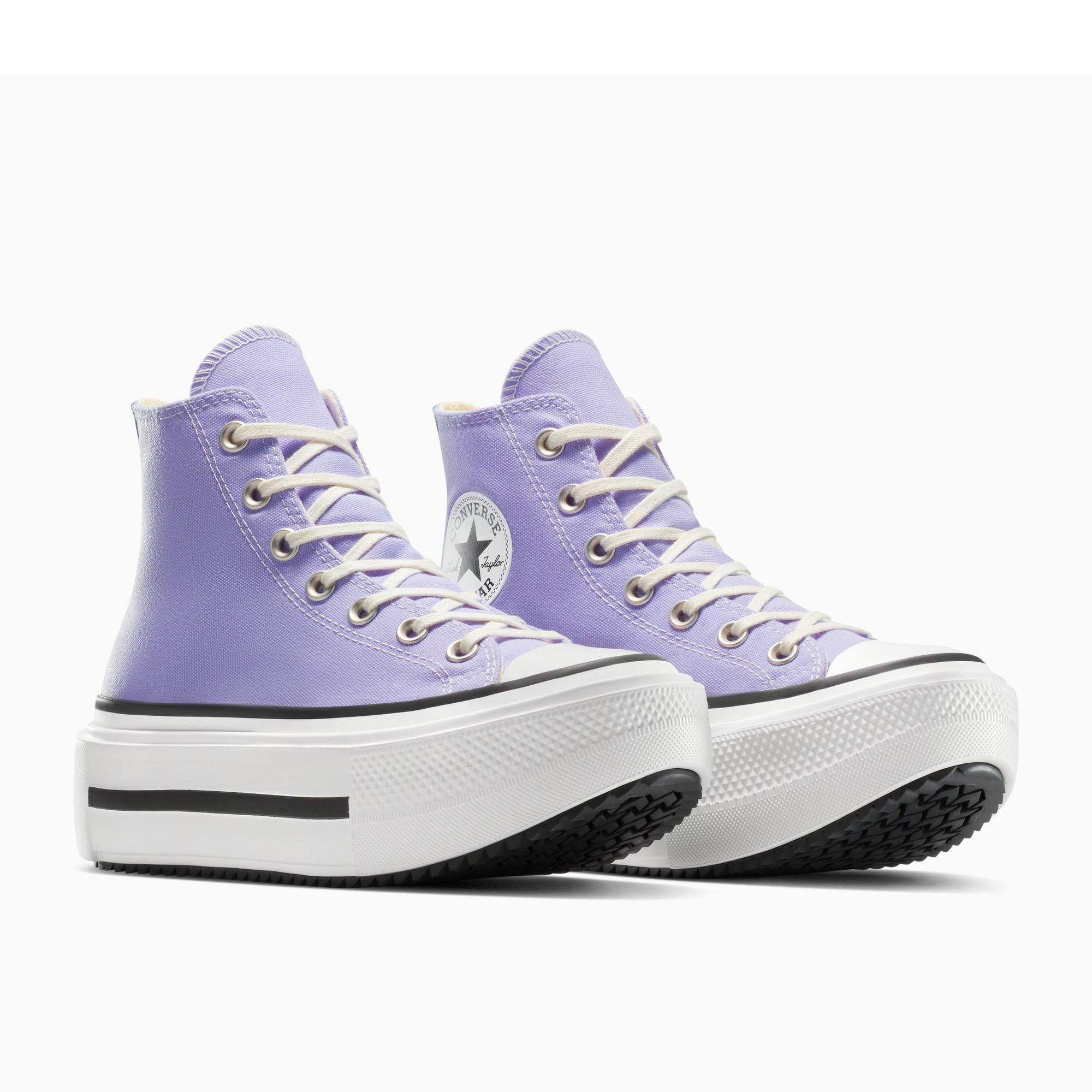 513-Violet He - Converse - Unisex Chuck Taylor All Star Lif Canvas High-Top Trainers - 4