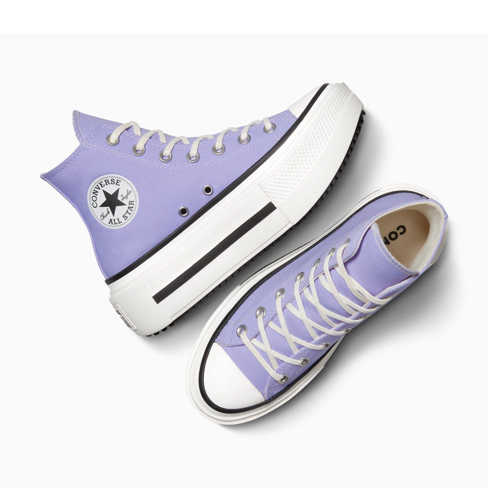 513-Violet He - Converse - Unisex Chuck Taylor All Star Lif Canvas High-Top Trainers - 5