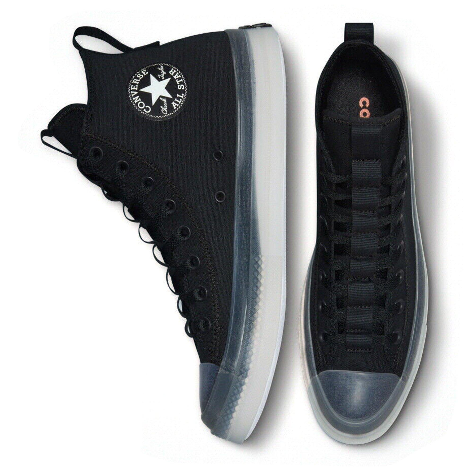 Blk/Blk/Wht - Converse - Chuck Taylor All Star CX Explore High Top Shoes Mens - 4
