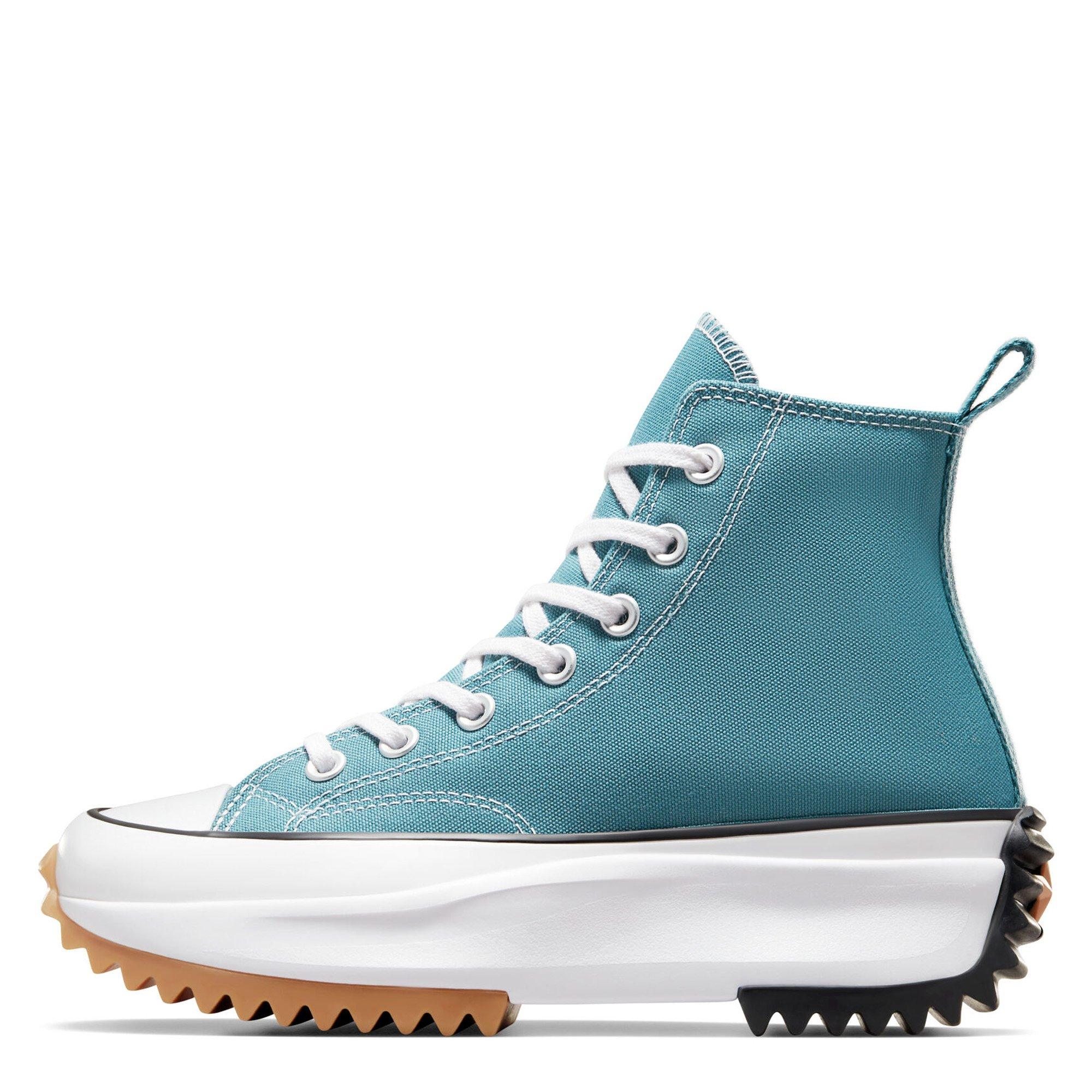 NobleBlu/Wh/Blk - Converse - Star Hike High Top Trainers - 2