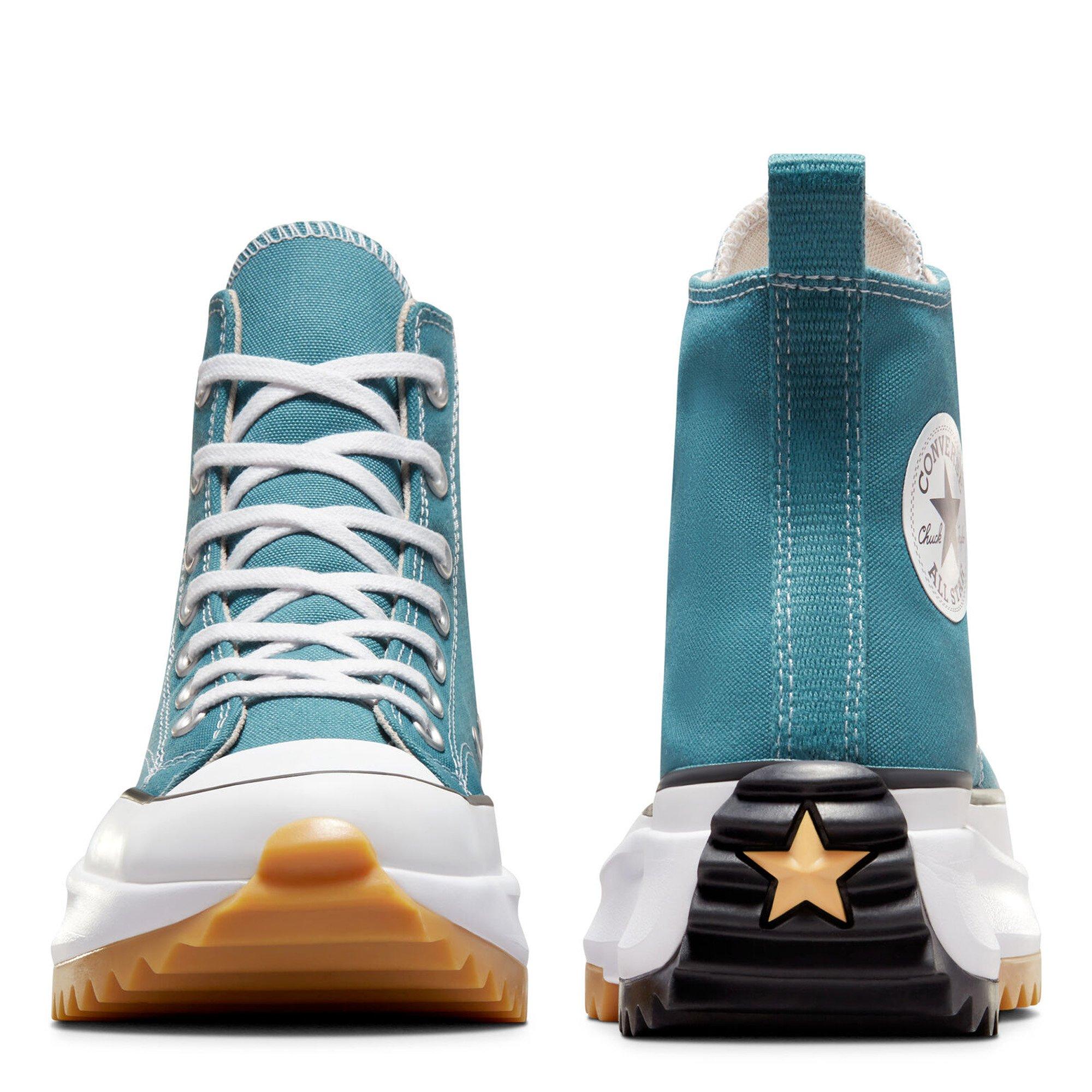 NobleBlu/Wh/Blk - Converse - Star Hike High Top Trainers - 4