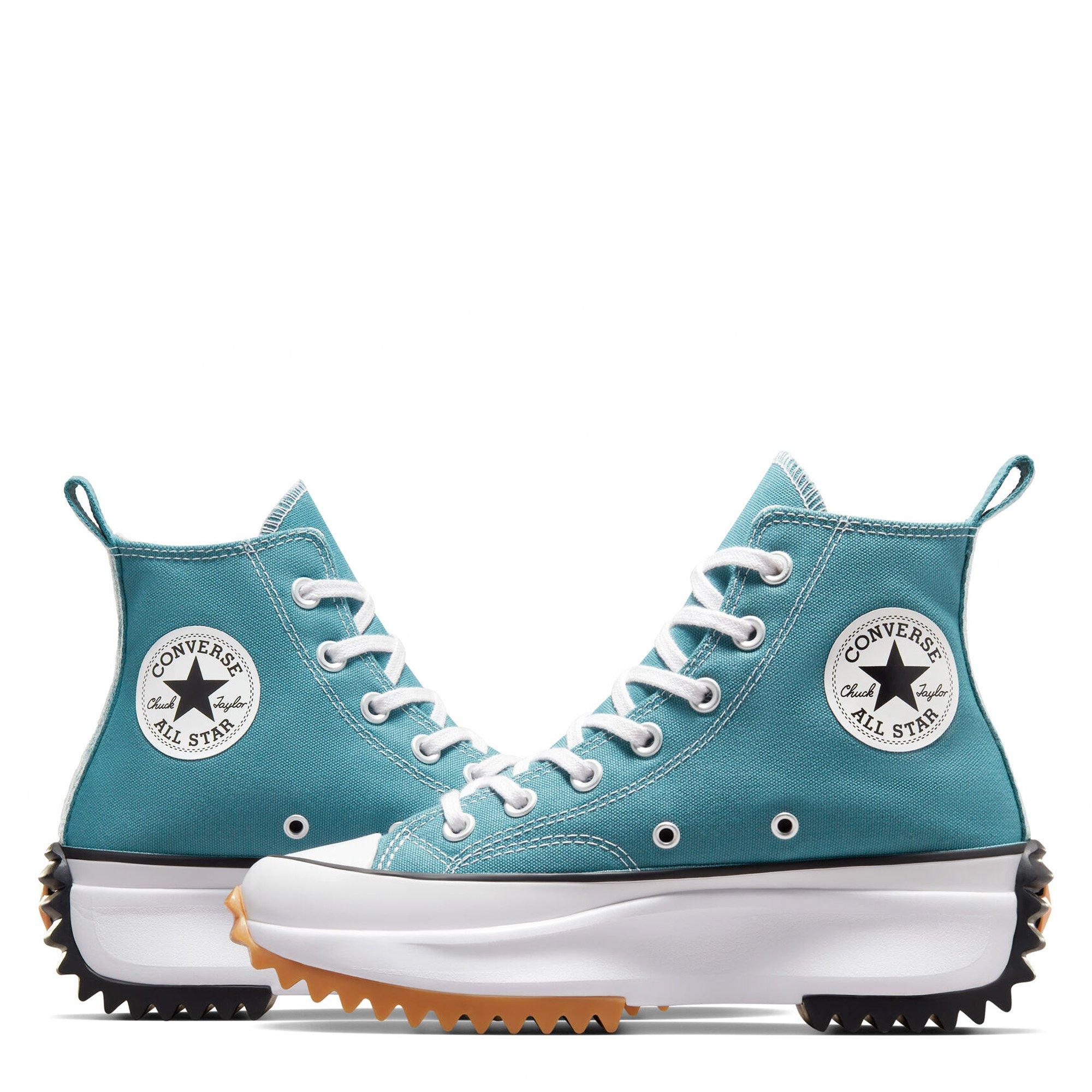 NobleBlu/Wh/Blk - Converse - Star Hike High Top Trainers - 5