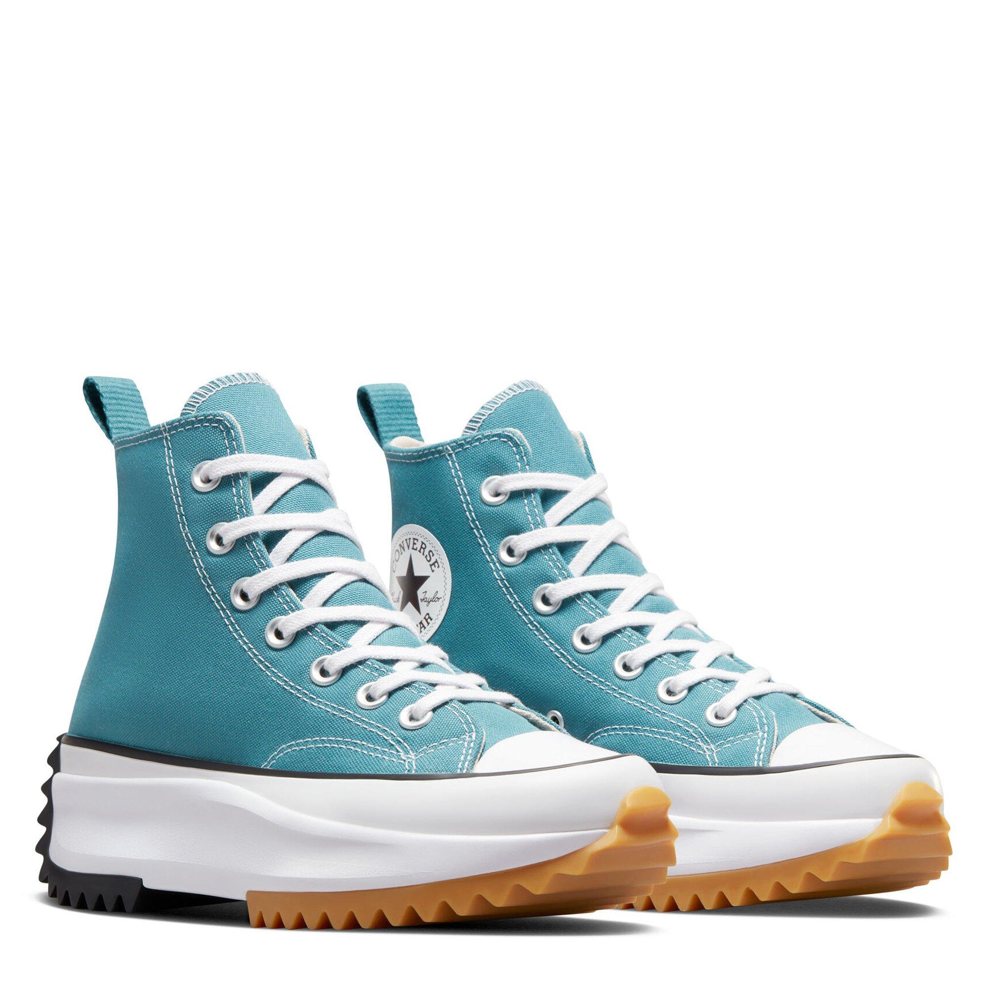 NobleBlu/Wh/Blk - Converse - Star Hike High Top Trainers - 6