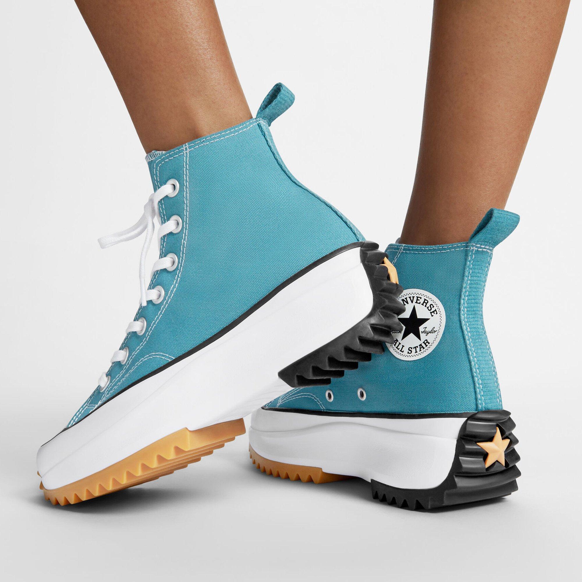 NobleBlu/Wh/Blk - Converse - Star Hike High Top Trainers - 7