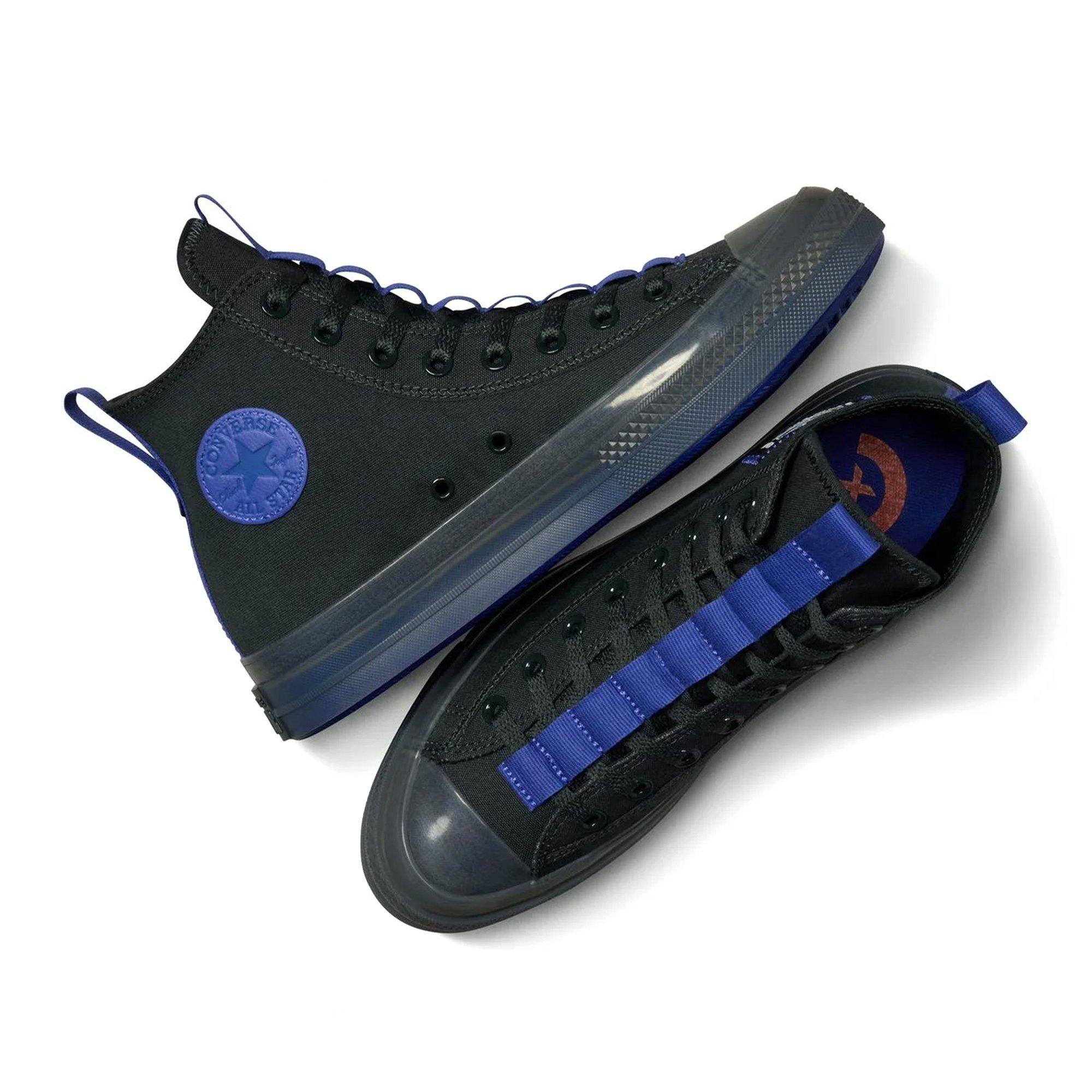 SPine/BlueF/Slv - Converse - Chuck Taylor All Star CX Explore Mens High Top Shoes - 5