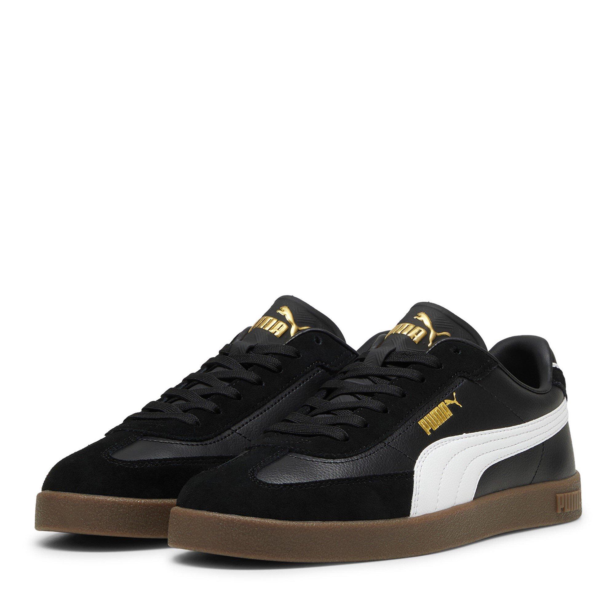 Crno/Bijelo/Zlatno - Puma - Men's Club Era Canvas Low Trainers - 1