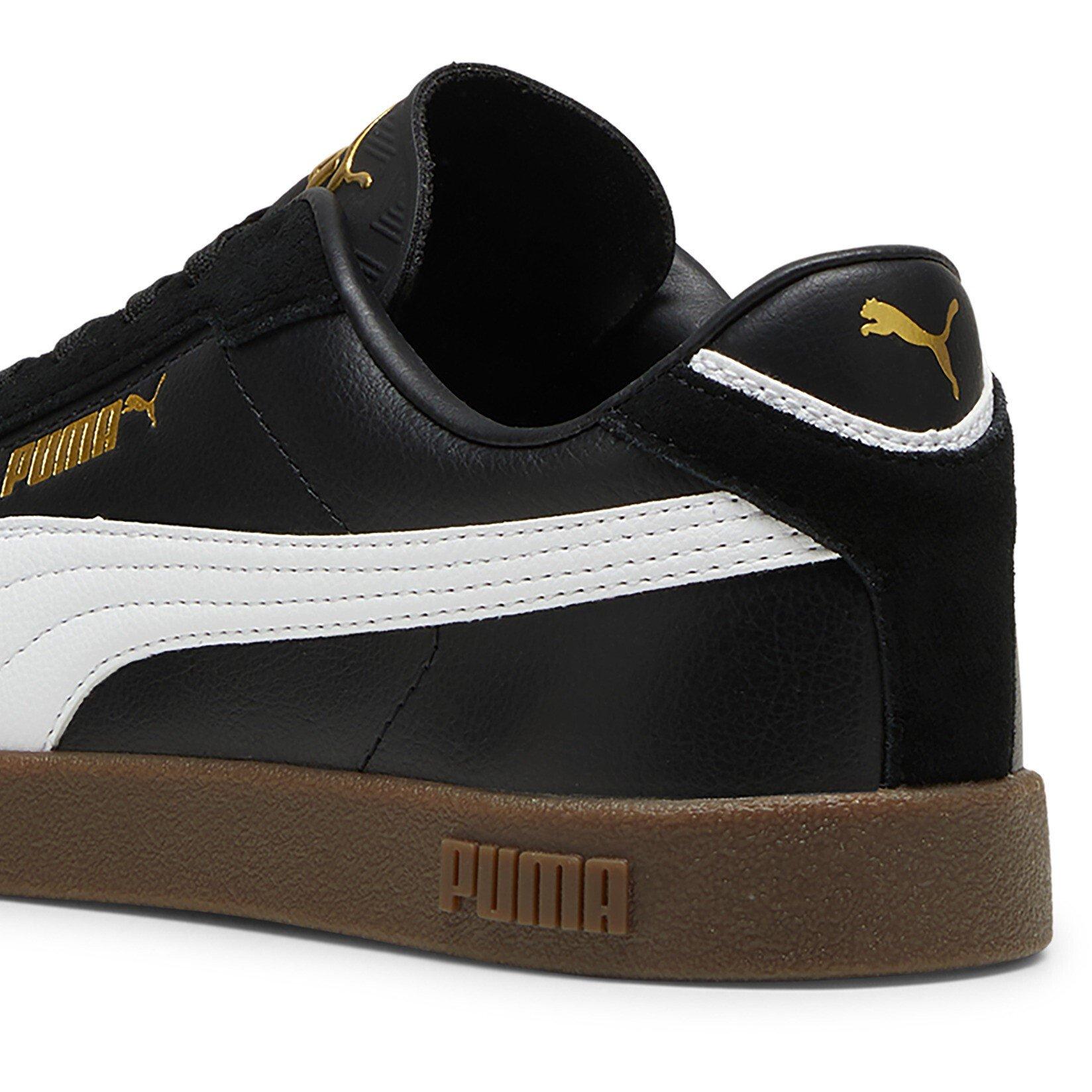 Crno/Bijelo/Zlatno - Puma - Men's Club Era Canvas Low Trainers - 5