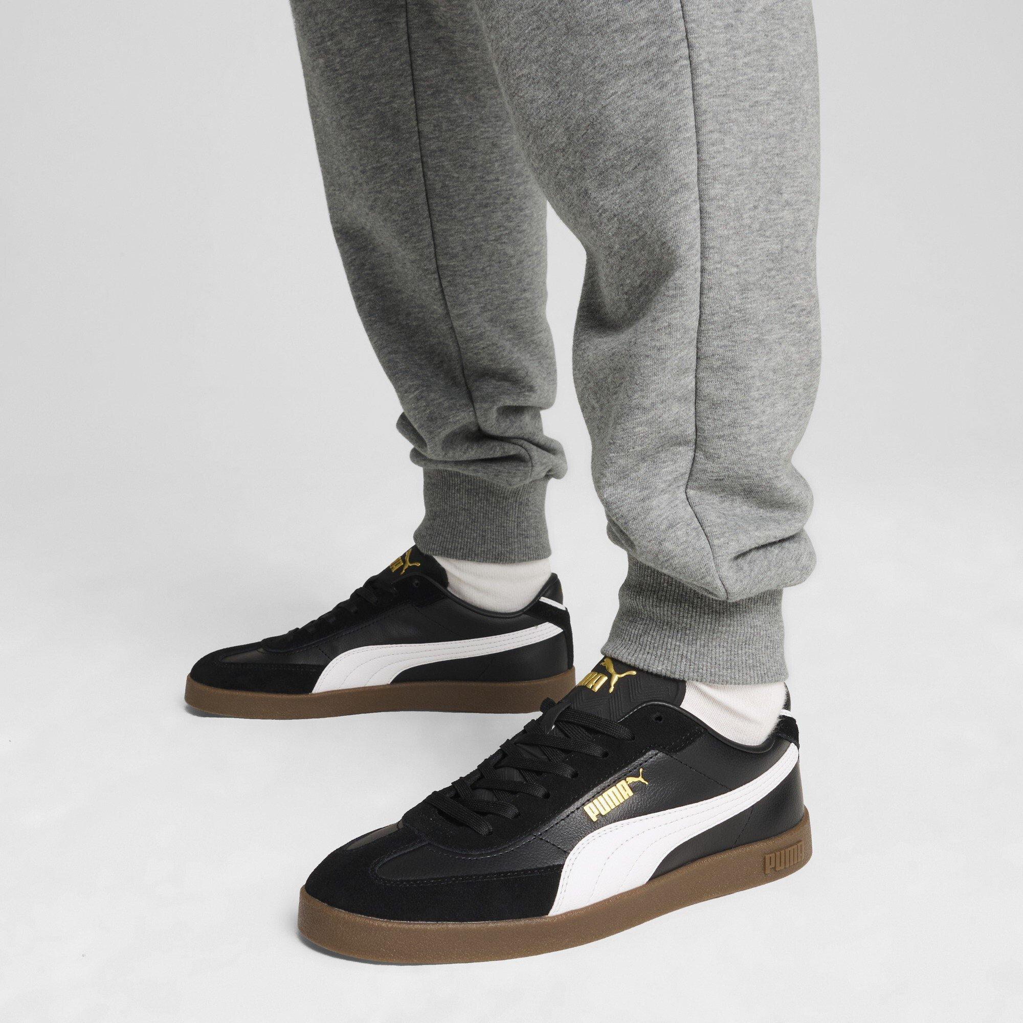 Crno/Bijelo/Zlatno - Puma - Men's Club Era Canvas Low Trainers - 7