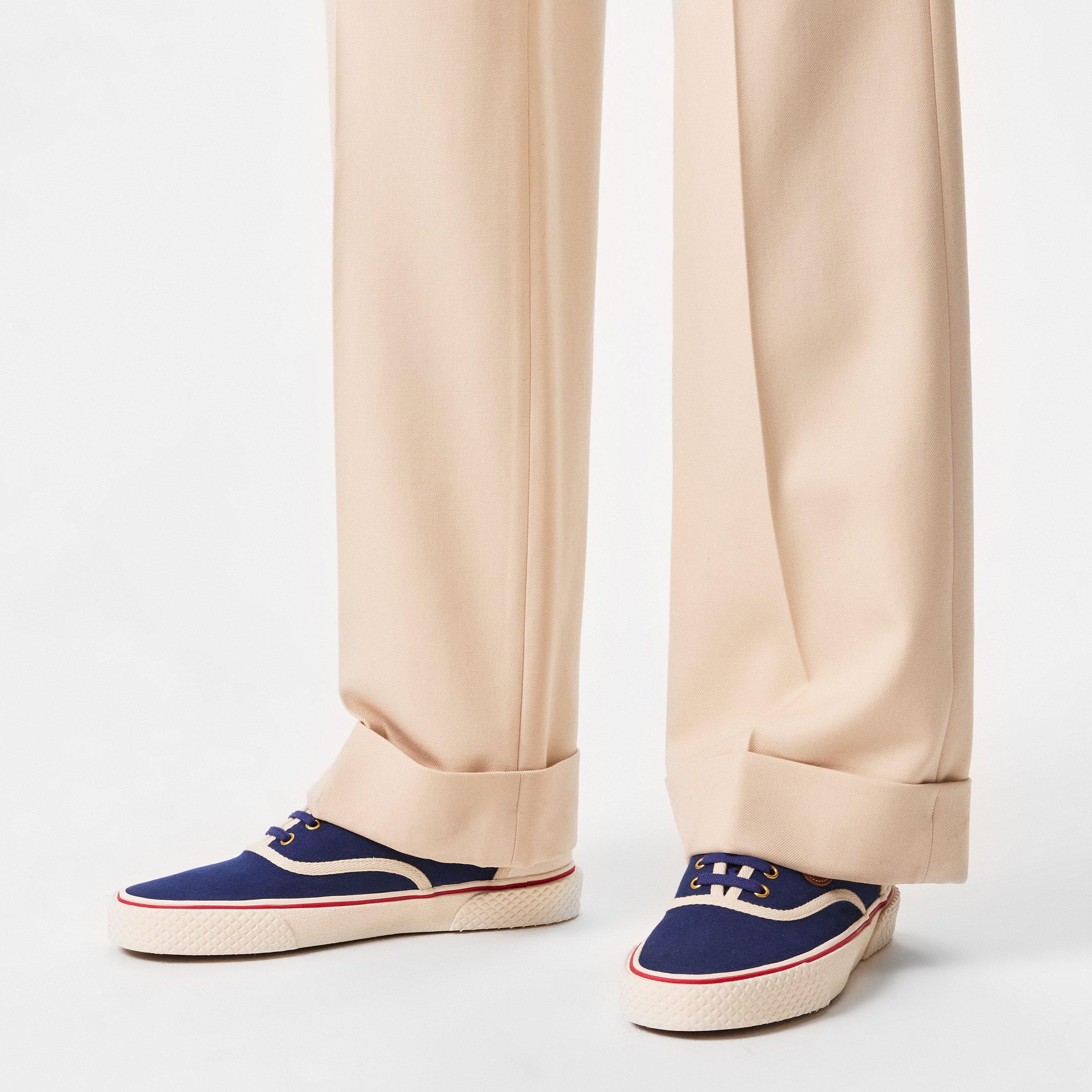 Indigo/Ivory - Valentino Garavani - Canvas Trainers - 2