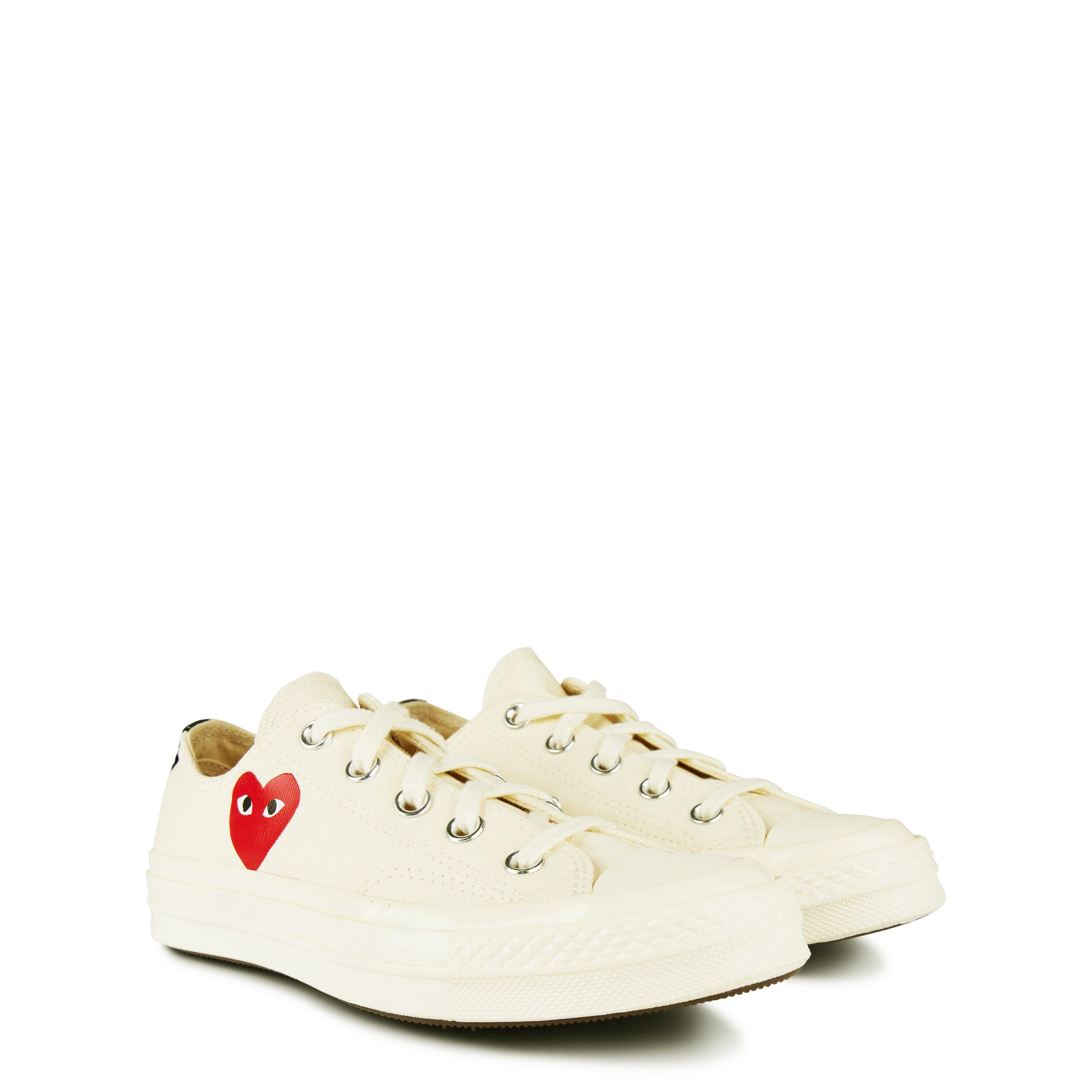 Beige 2 - Comme des Garcons PLAY - Chuck 70 Sneakers - 4