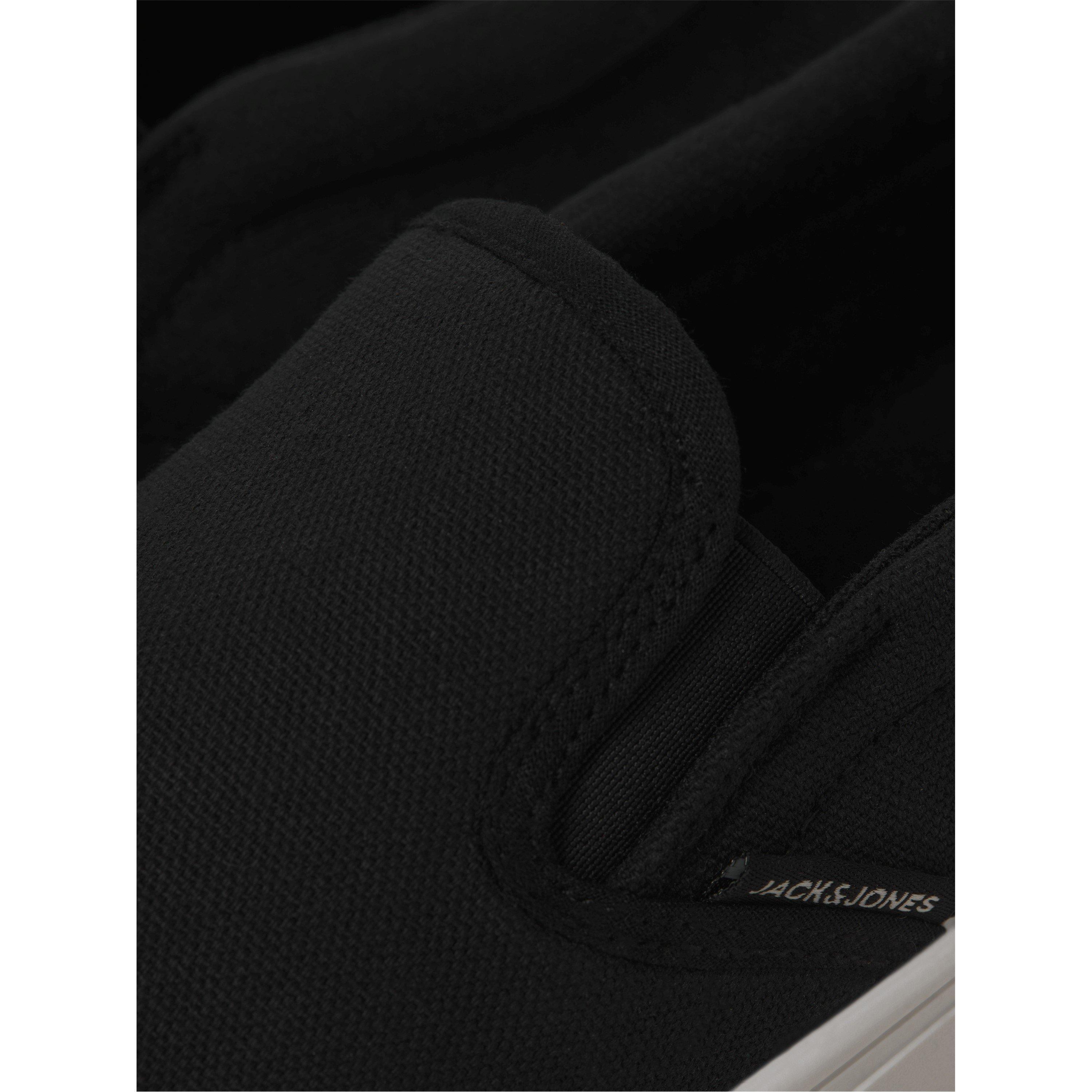 Black - Jack and Jones - Men's JJ Richmond Canvas Trainers - 4