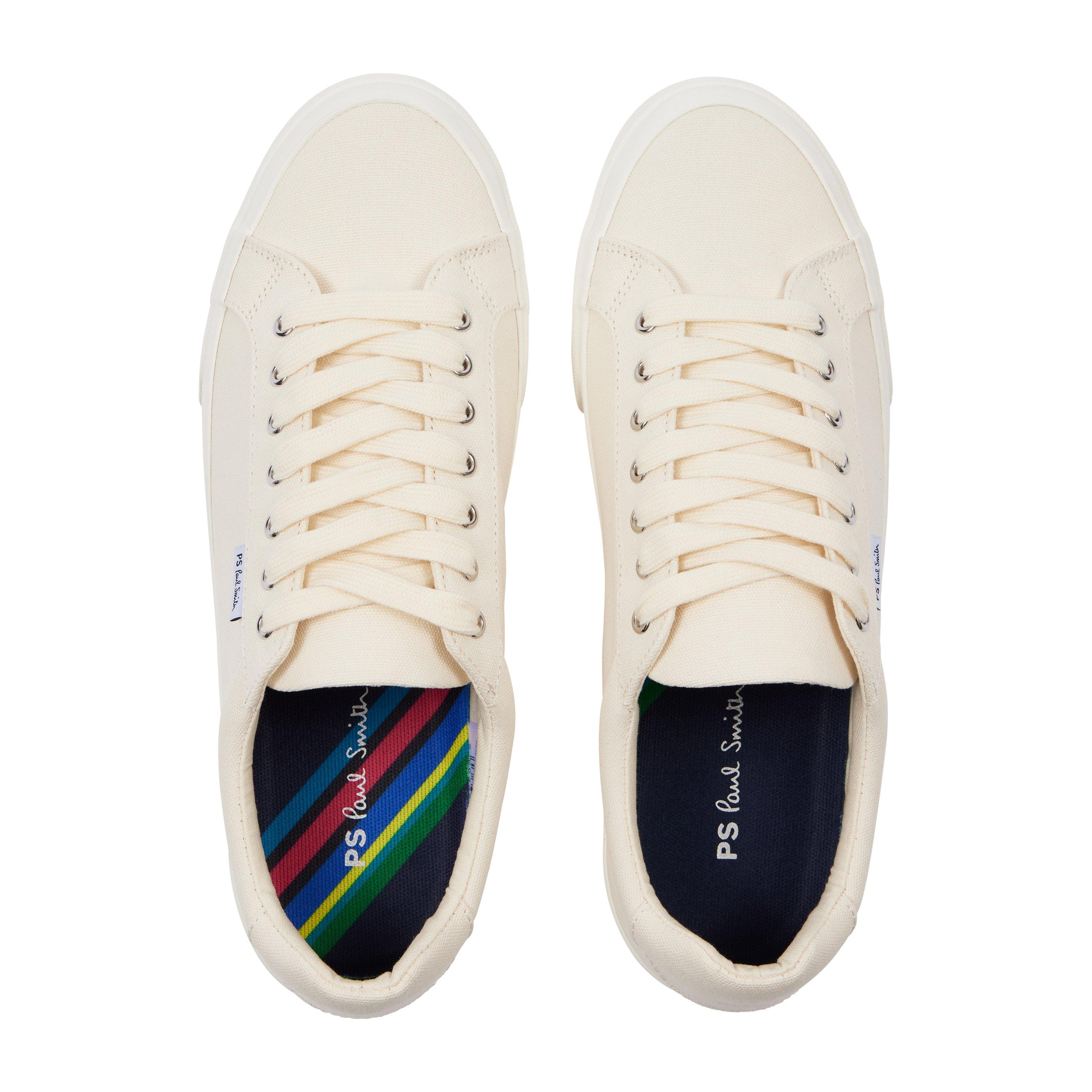 Off White 02 - PS Paul Smith - Amos Vulcanised Low Top Trainers - 5