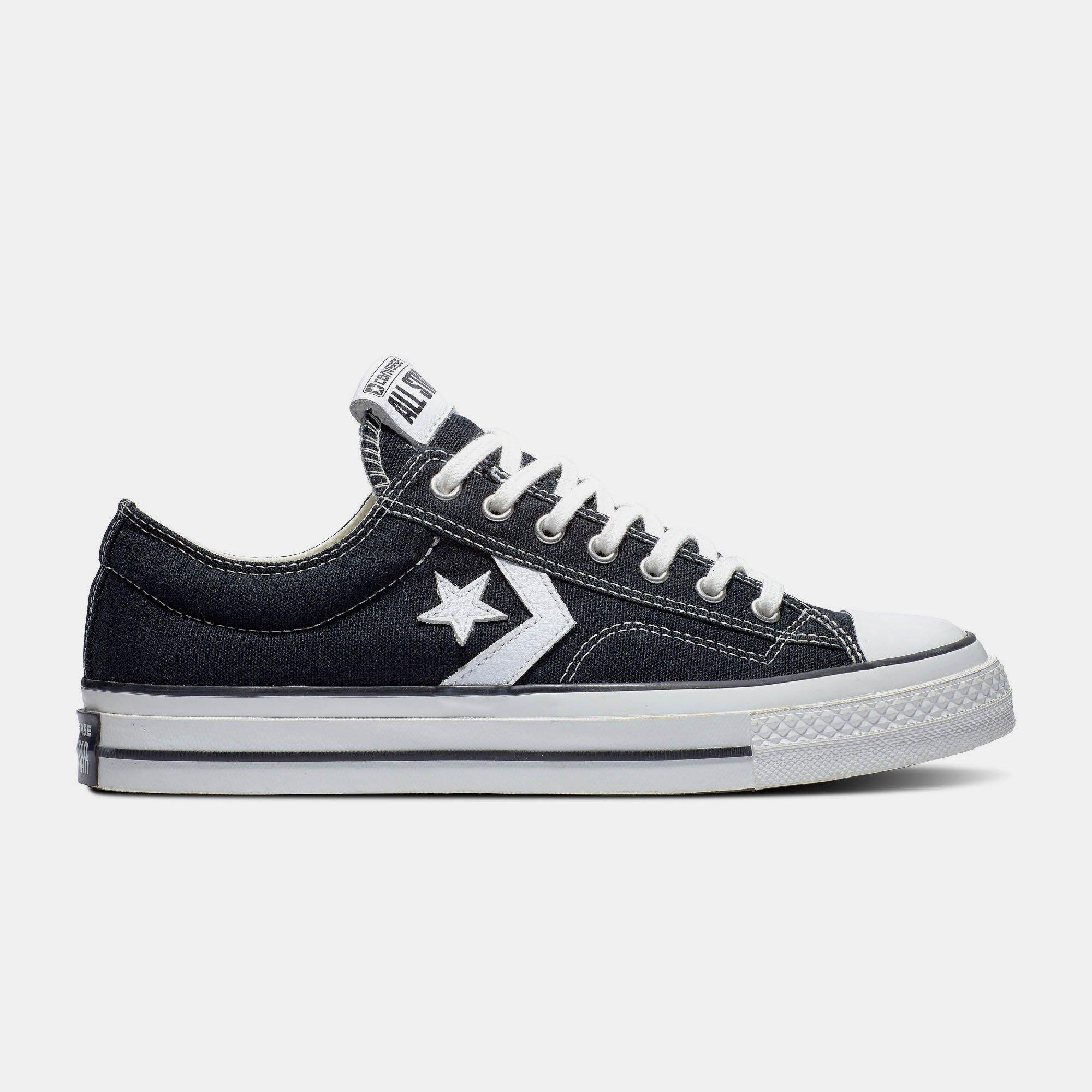 001-Black/Vin - Converse - Unisex Adults Star Player 76 Premium Canvas Trainers - 1