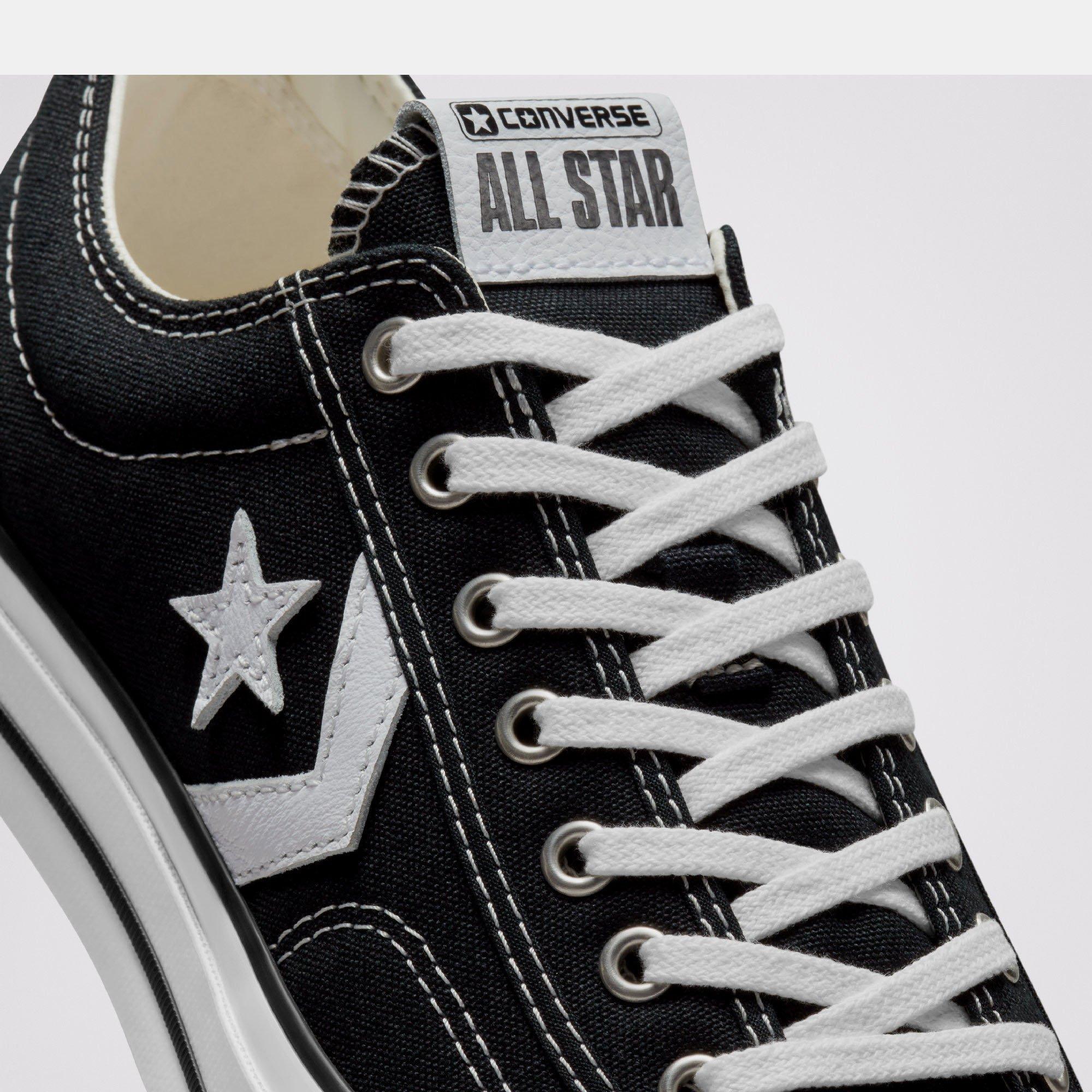 001-Black/Vin - Converse - Unisex Adults Star Player 76 Premium Canvas Trainers - 4