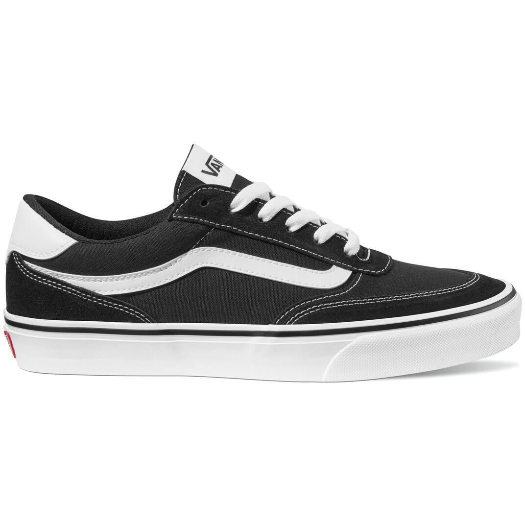 Black/White - Vans - VA Brooklyn Low Trainers Mens - 1