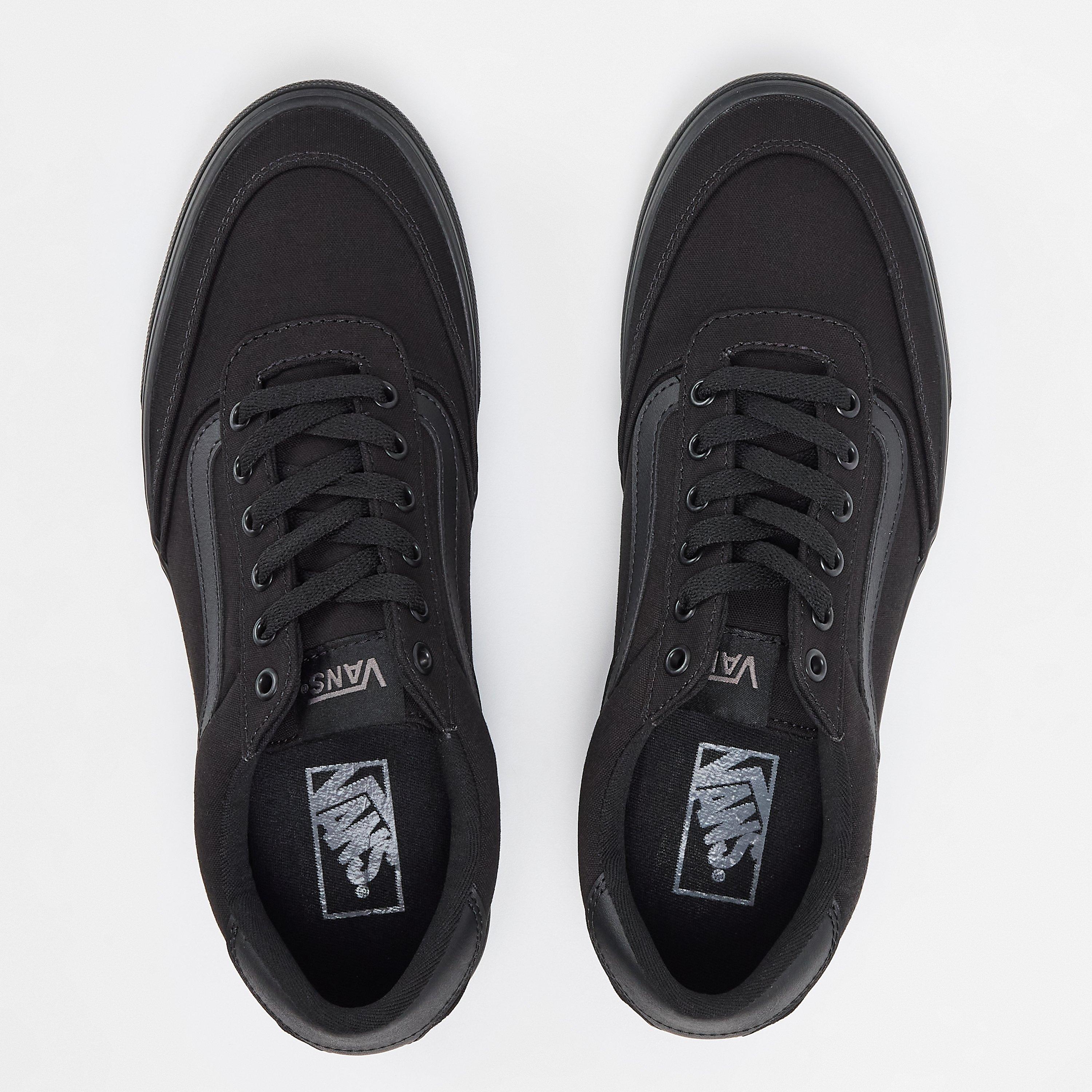 Black/Black - Vans - VA Brooklyn Low Trainers Mens - 4