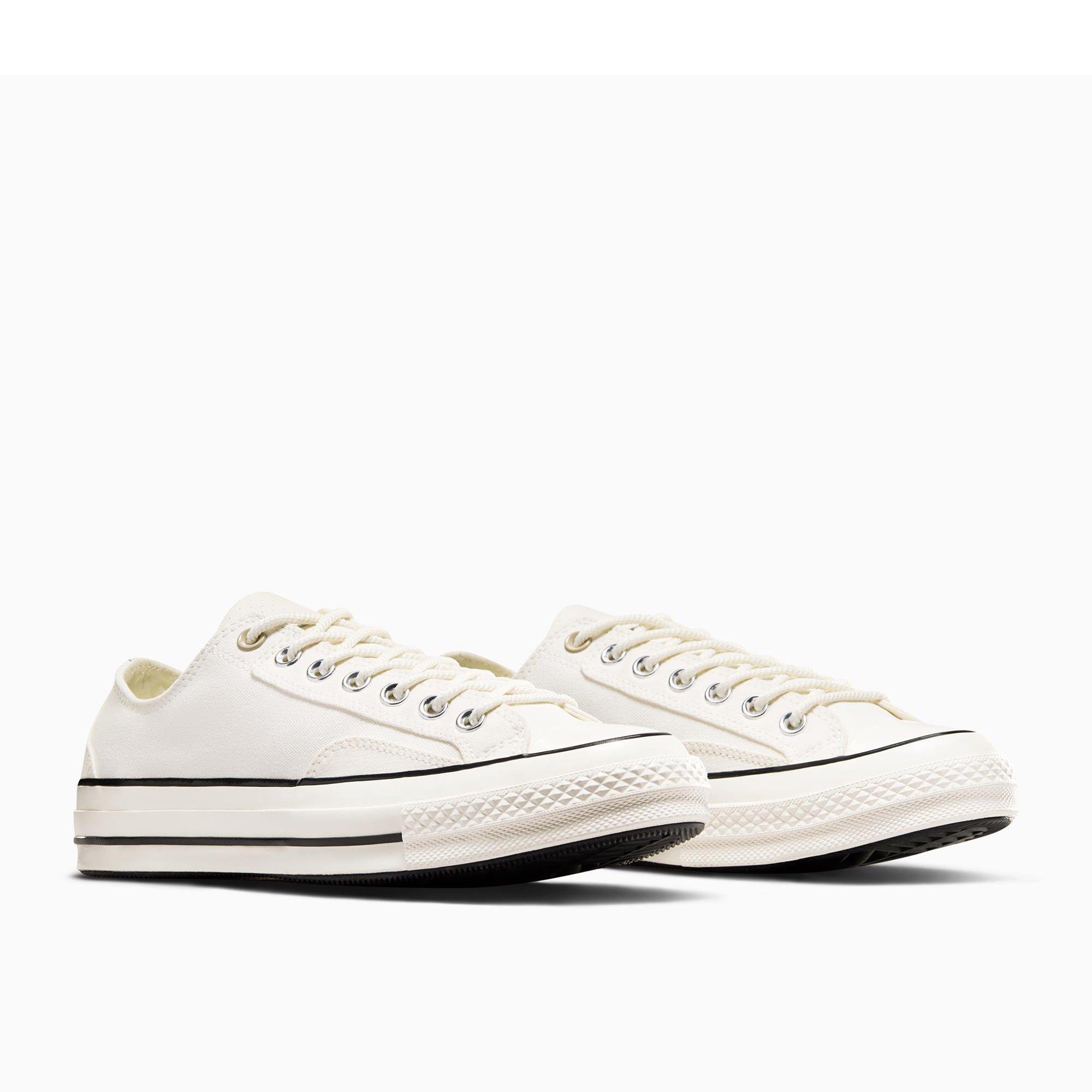 286-Egret/Bea - Converse - Unisex Adults Chuck 70 Canvas and Leather Trainers - 3