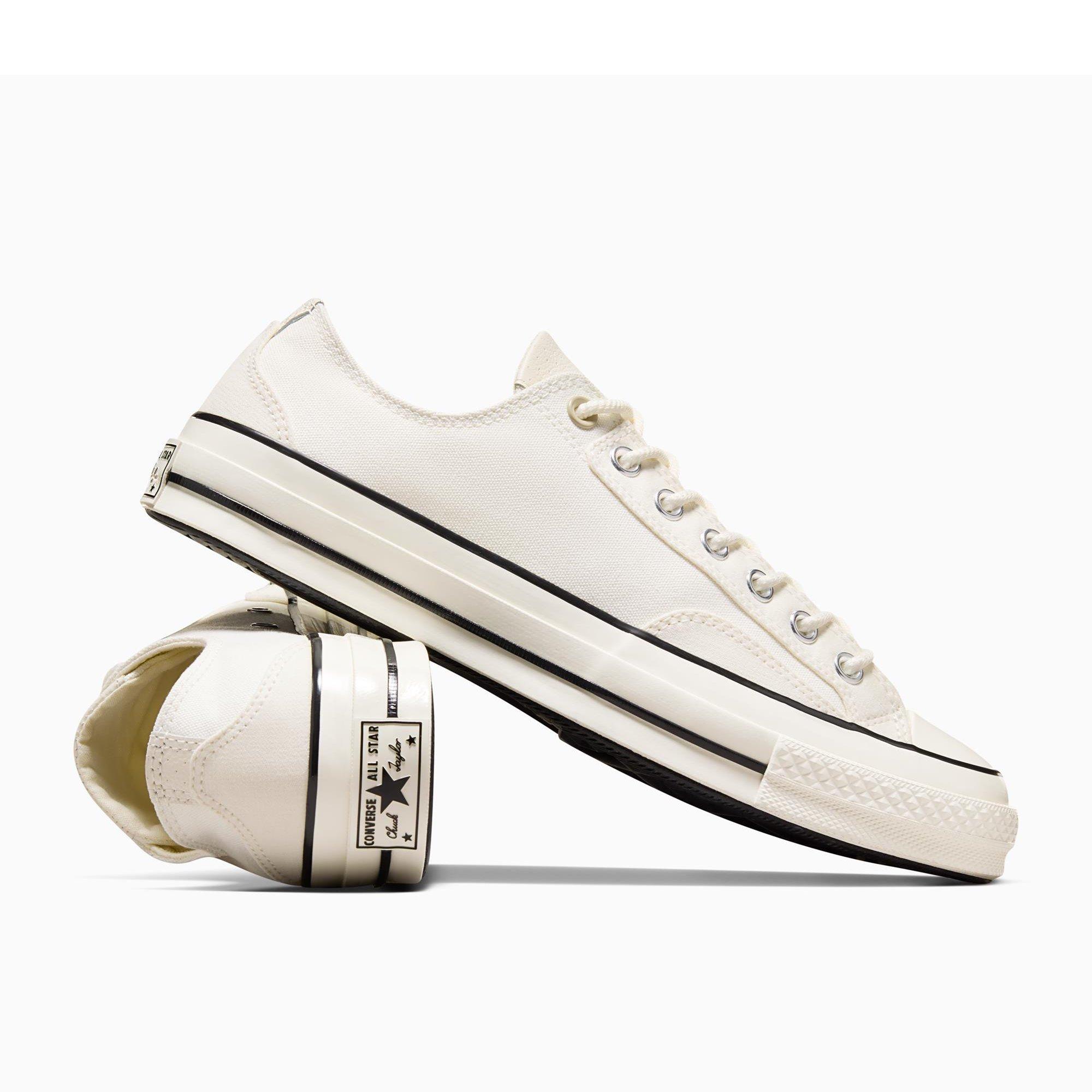 286-Egret/Bea - Converse - Unisex Adults Chuck 70 Canvas and Leather Trainers - 5