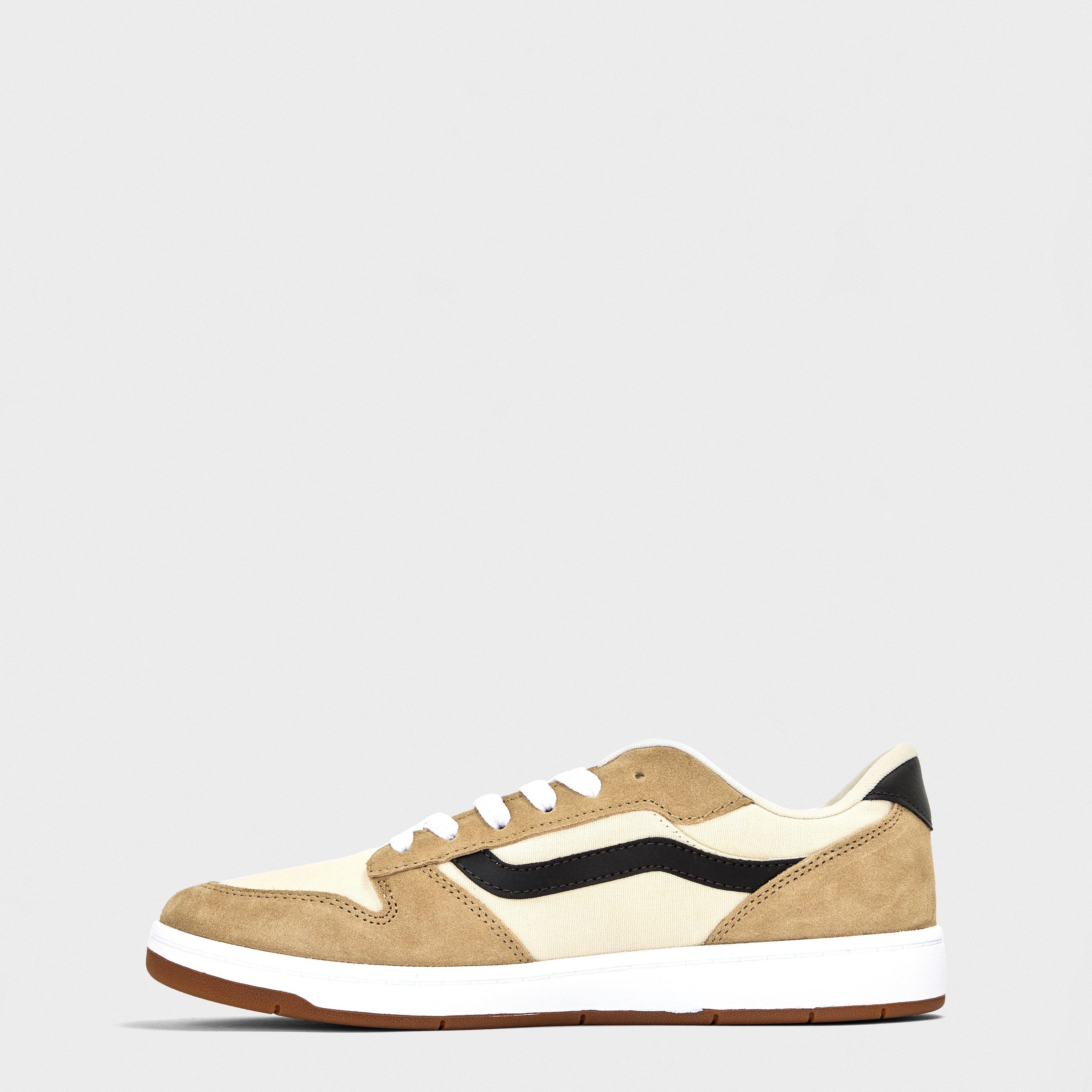 Beige/Beige - Vans - Ryland Canvas Trainers - 2