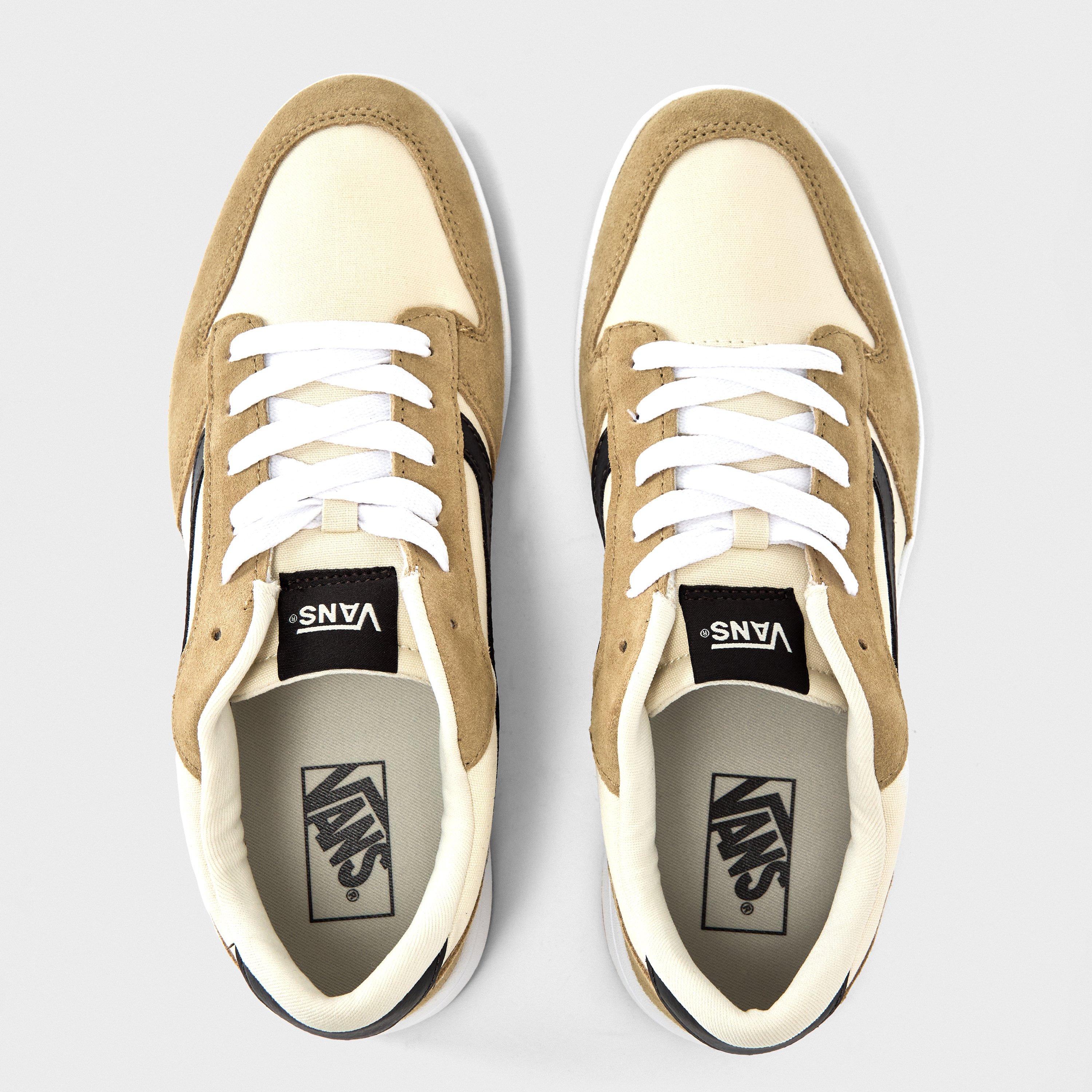 Beige/Beige - Vans - Ryland Canvas Trainers - 4