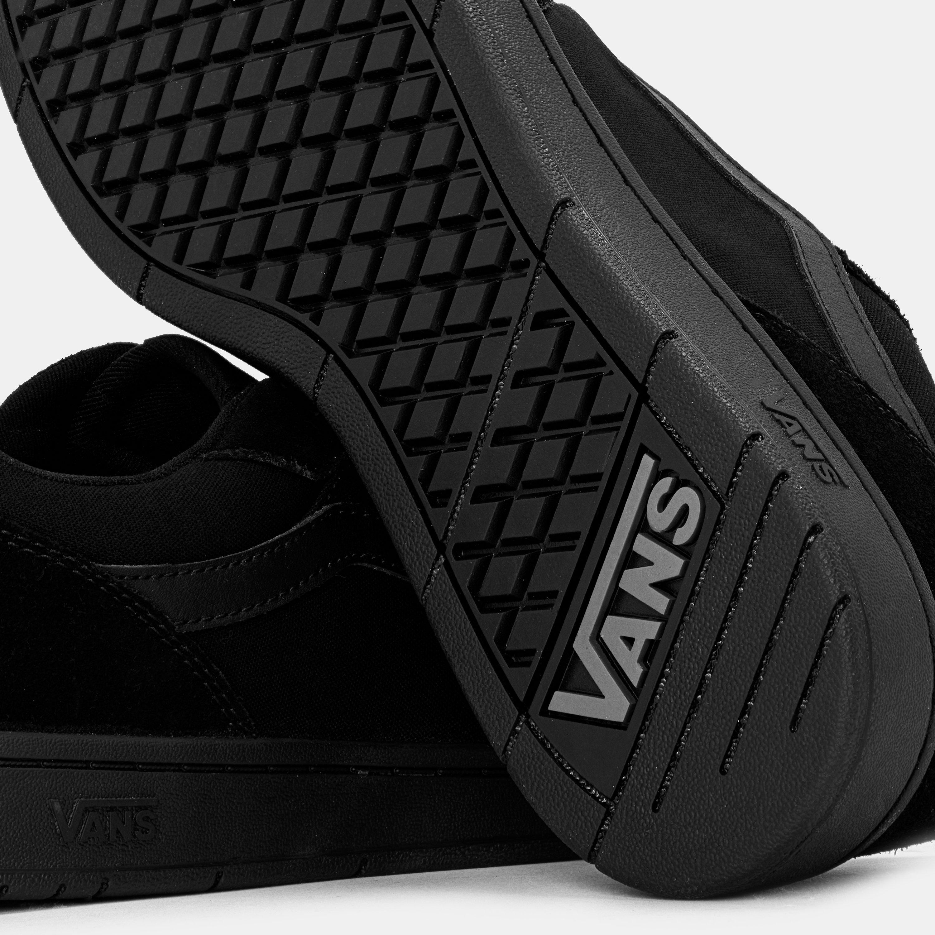 Noir/Noir - Vans - Men's Ryland Canvas Trainers - 3