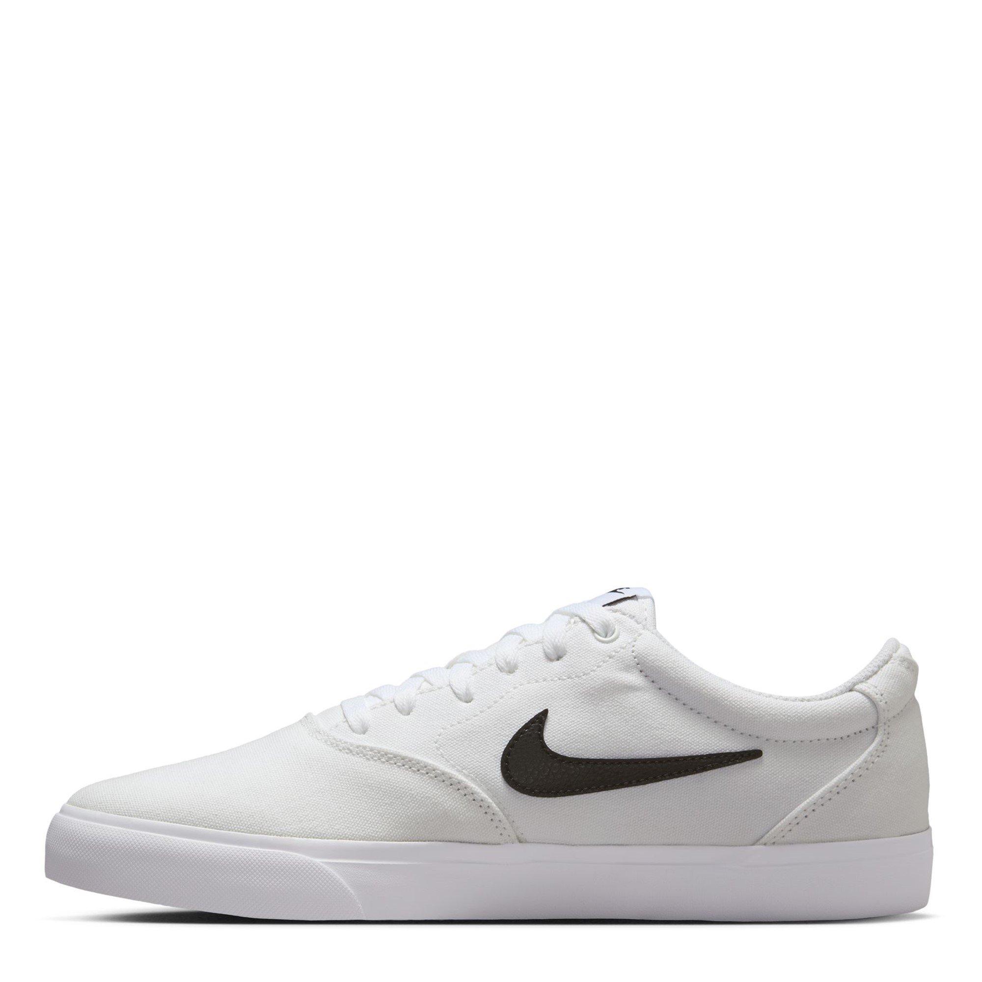 Wht/Blk/Gum - Nike - Charge Canvas Trainers Mens - 2
