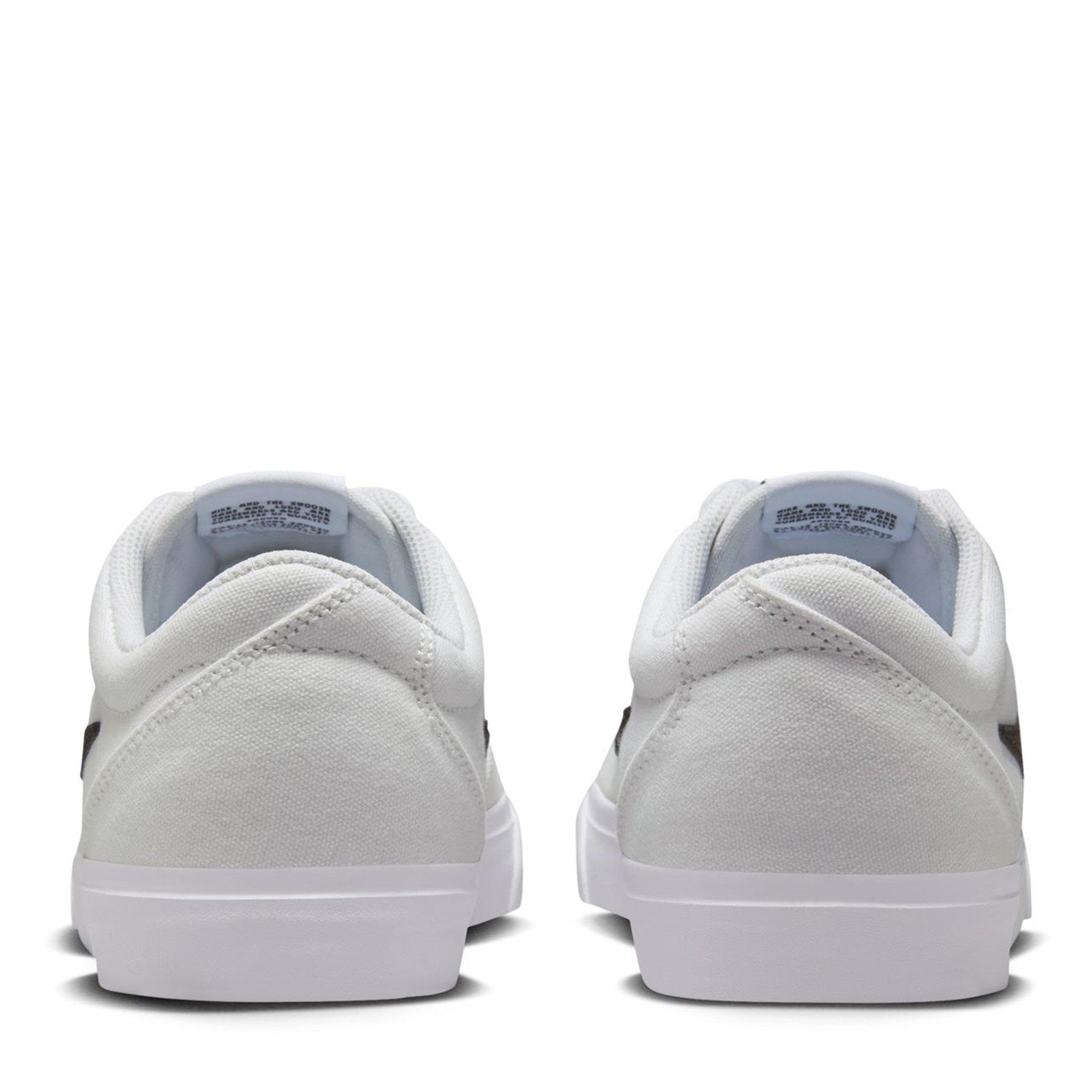 Wht/Blk/Gum - Nike - Charge Canvas Trainers Mens - 4