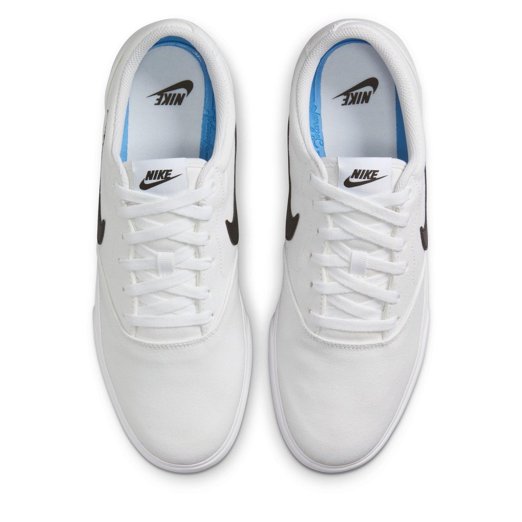 Wht/Blk/Gum - Nike - Charge Canvas Trainers Mens - 5