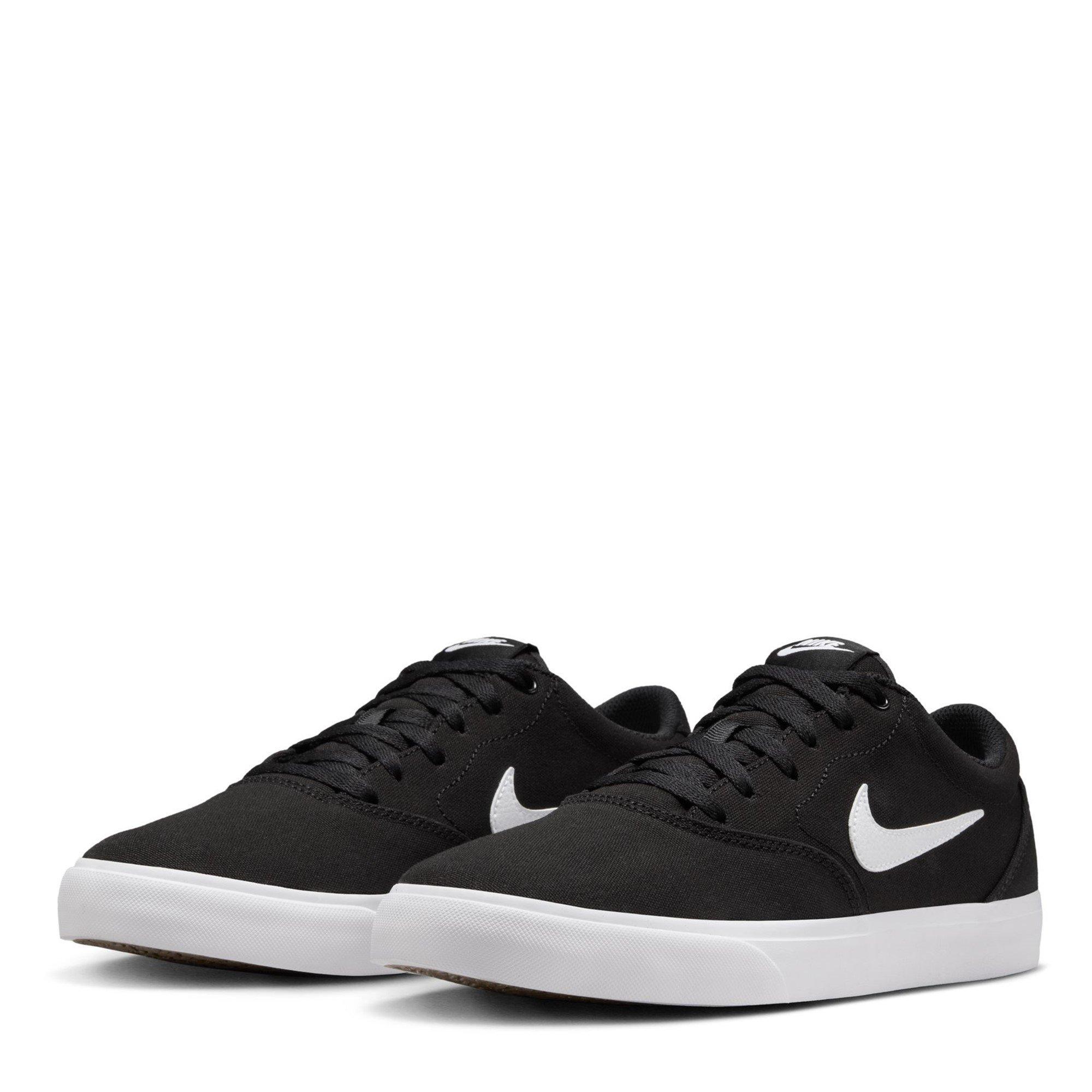 Blk/Wht/Gum - Nike - Charge Canvas Trainers Mens - 3