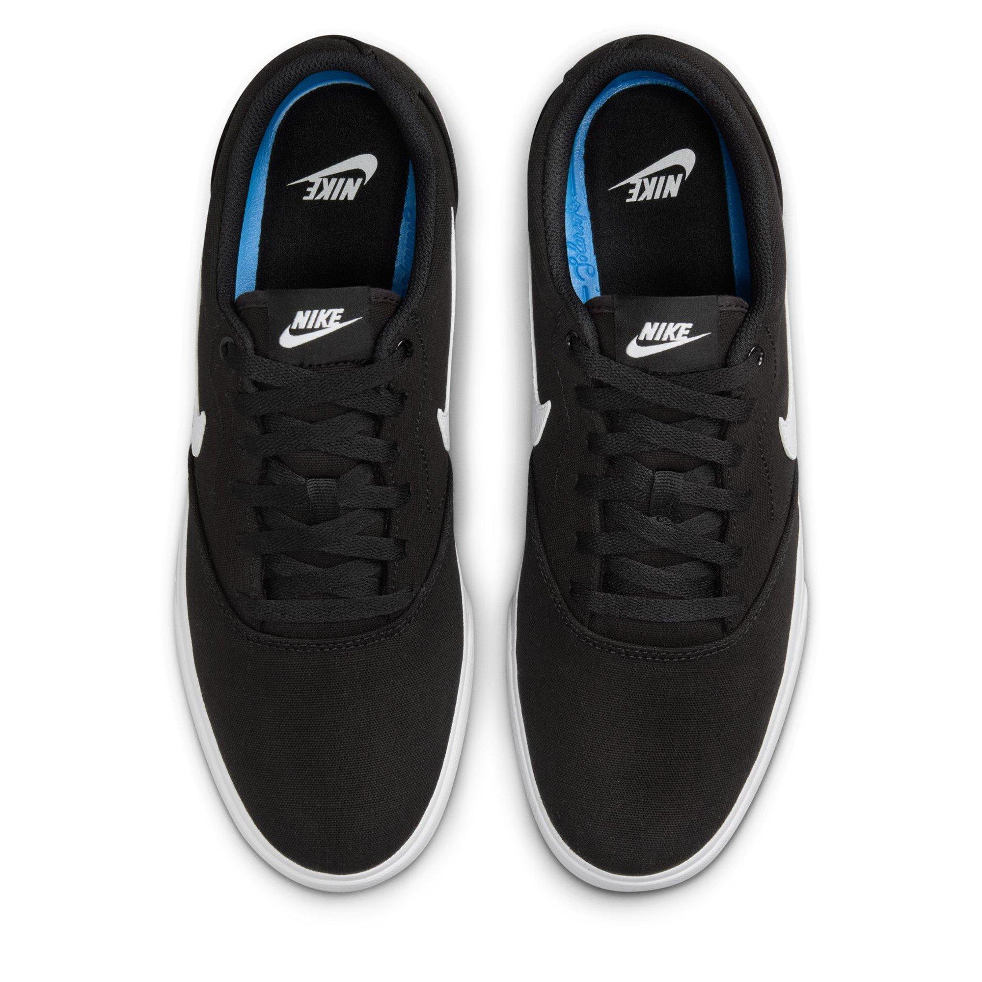 Blk/Wht/Gum - Nike - Charge Canvas Trainers Mens - 5