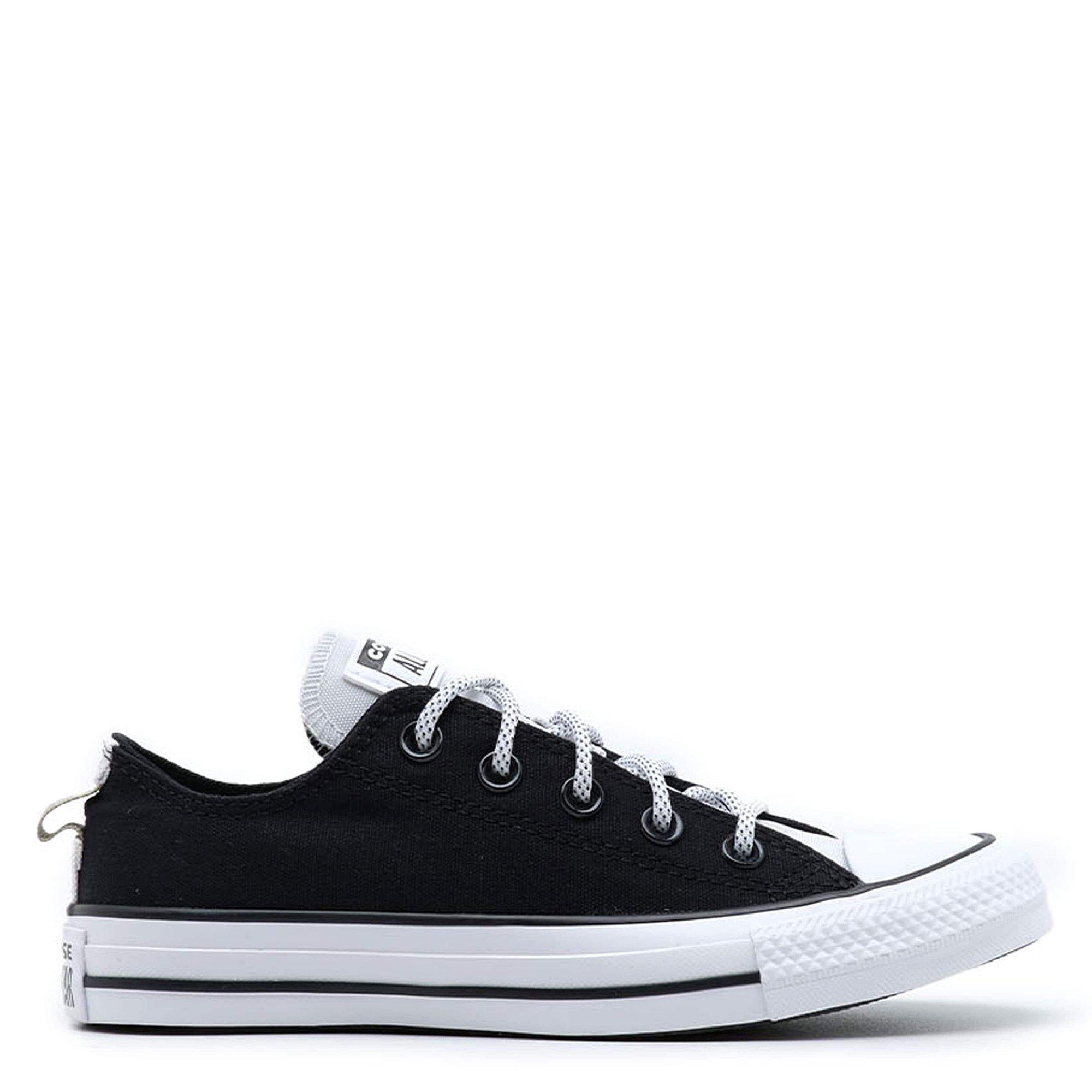 Black - Converse - Chuck Taylor All Stars Ox Trainers Mens - 1